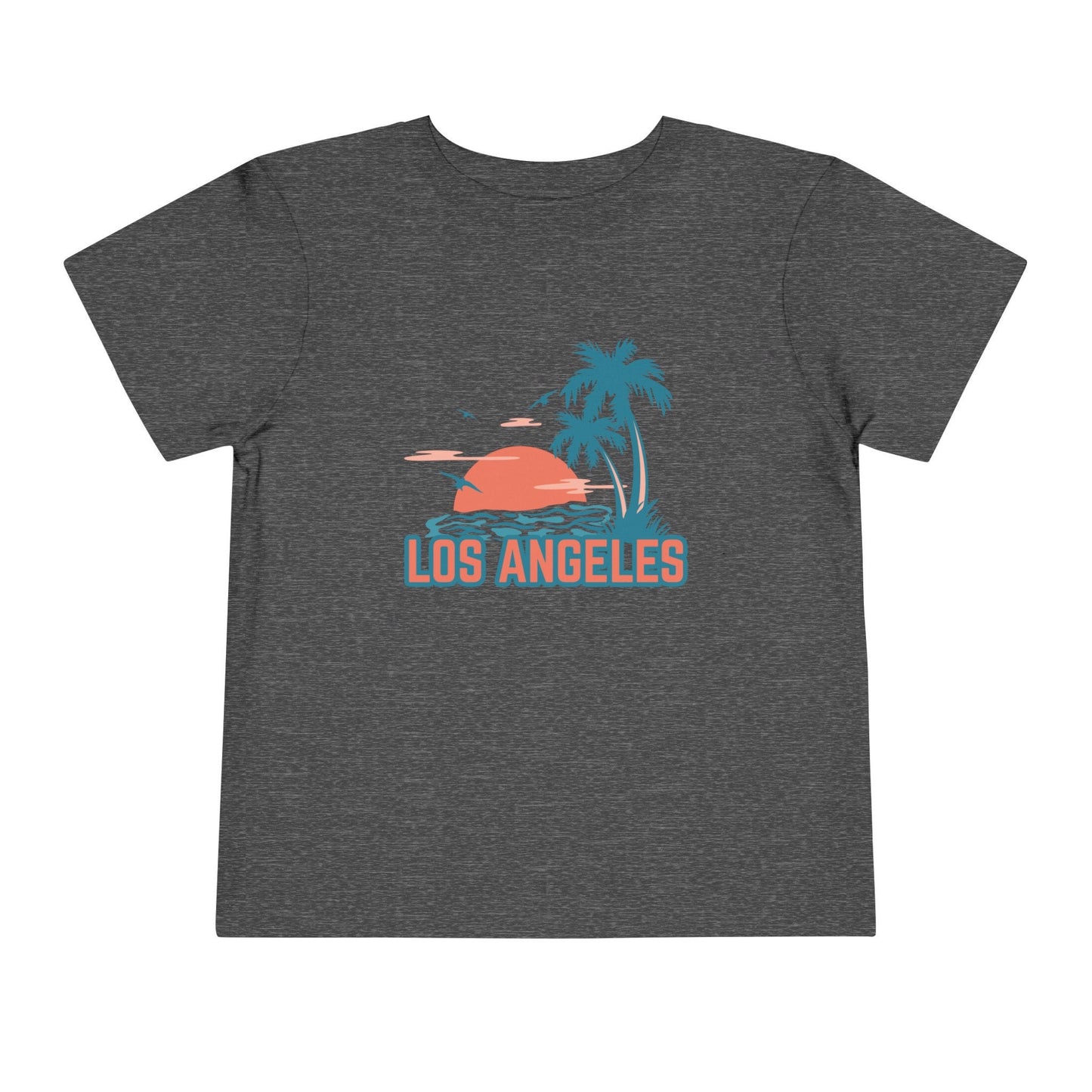 Los Angeles Florida Toddler TShirt Retro Palm Tree Toddler Los Angeles Shirt Personalization Available Graphic Tee – Everyday Comfort · Perfect For Daily Wear