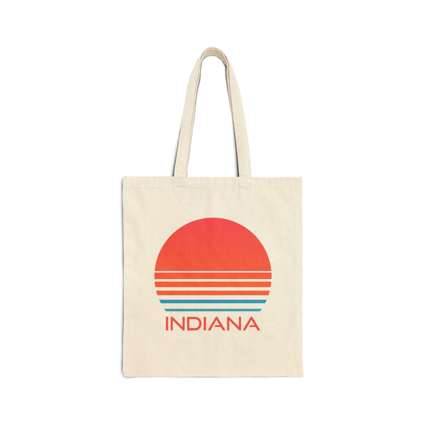 Indiana Cotton Canvas Indiana Tote Bag Retro 80s Personalization Available Tote Bag – Easygoing Wear · Perfect For Daily Wear