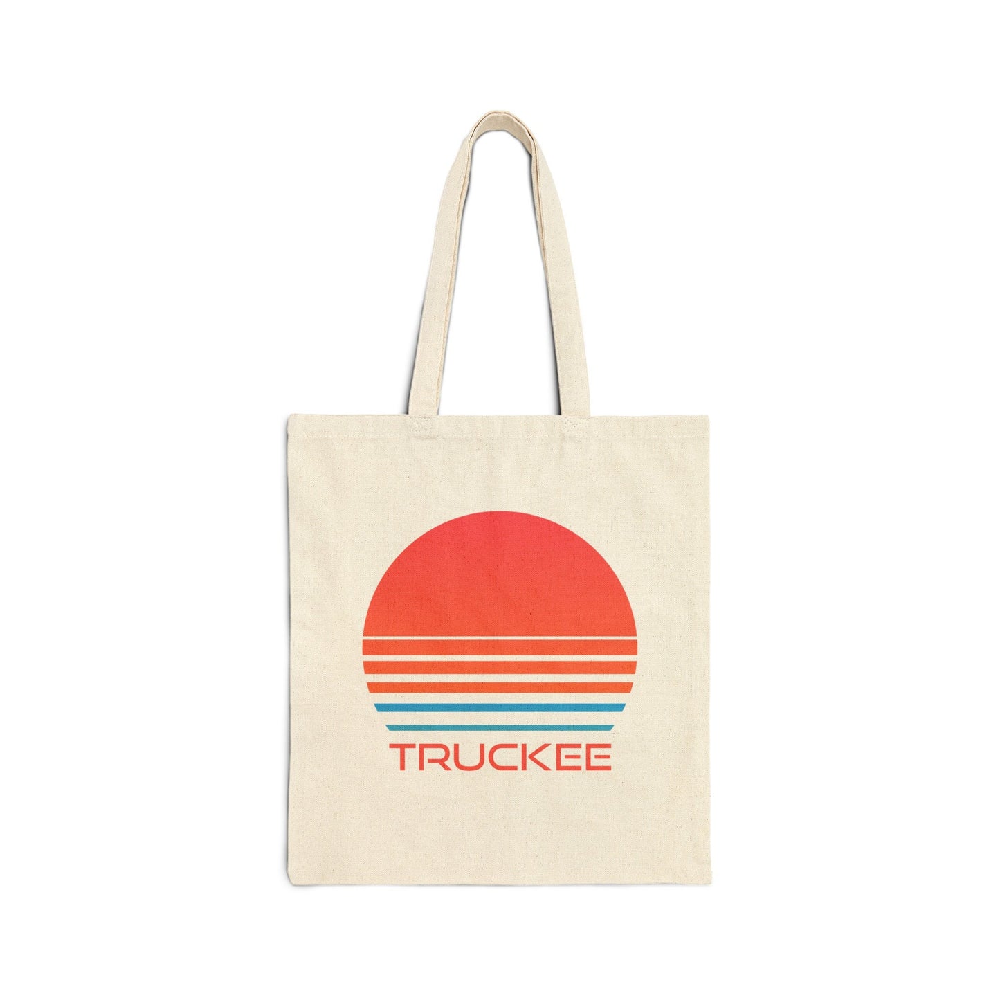 Truckee California Retro 80s Cotton Canvas Truckee Tote Bag Personalization Available Tote Bag – Bold Style · Trending Graphic Apparel