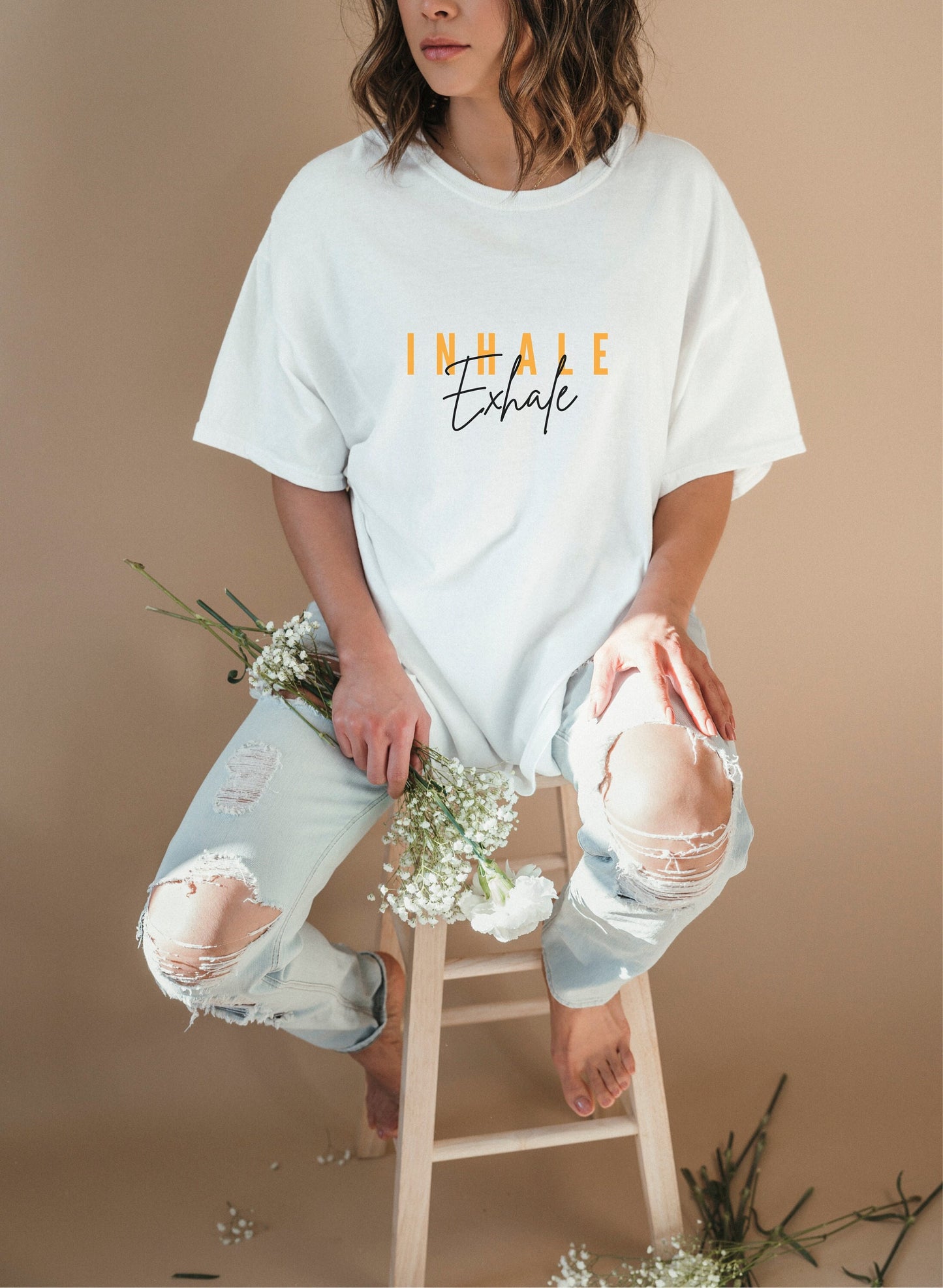 Inhale Exhale Yoga T Shirt Yoga T Shirt Inspirational Shirt Zen Yoga Apparel Funny Yoga Quote Shirt Namaste Top Positive Energy Shirt Graphic Tee – Warm & Stylish · Trending Graphic Apparel
