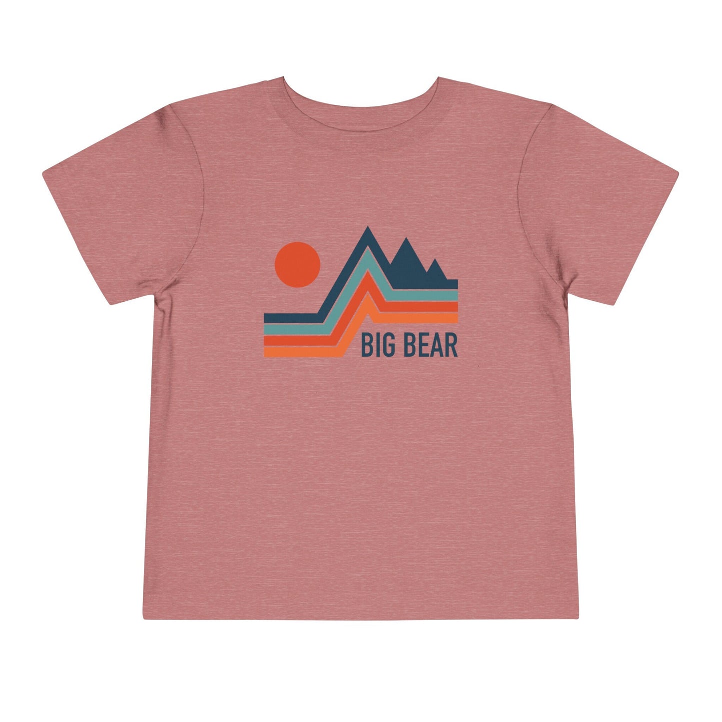 Big Bear California Toddler TShirt Retro Palm Tree Toddler Big Bear Shirt Personalization Available Graphic Tee – Aesthetic Look · Perfect For Daily Wear