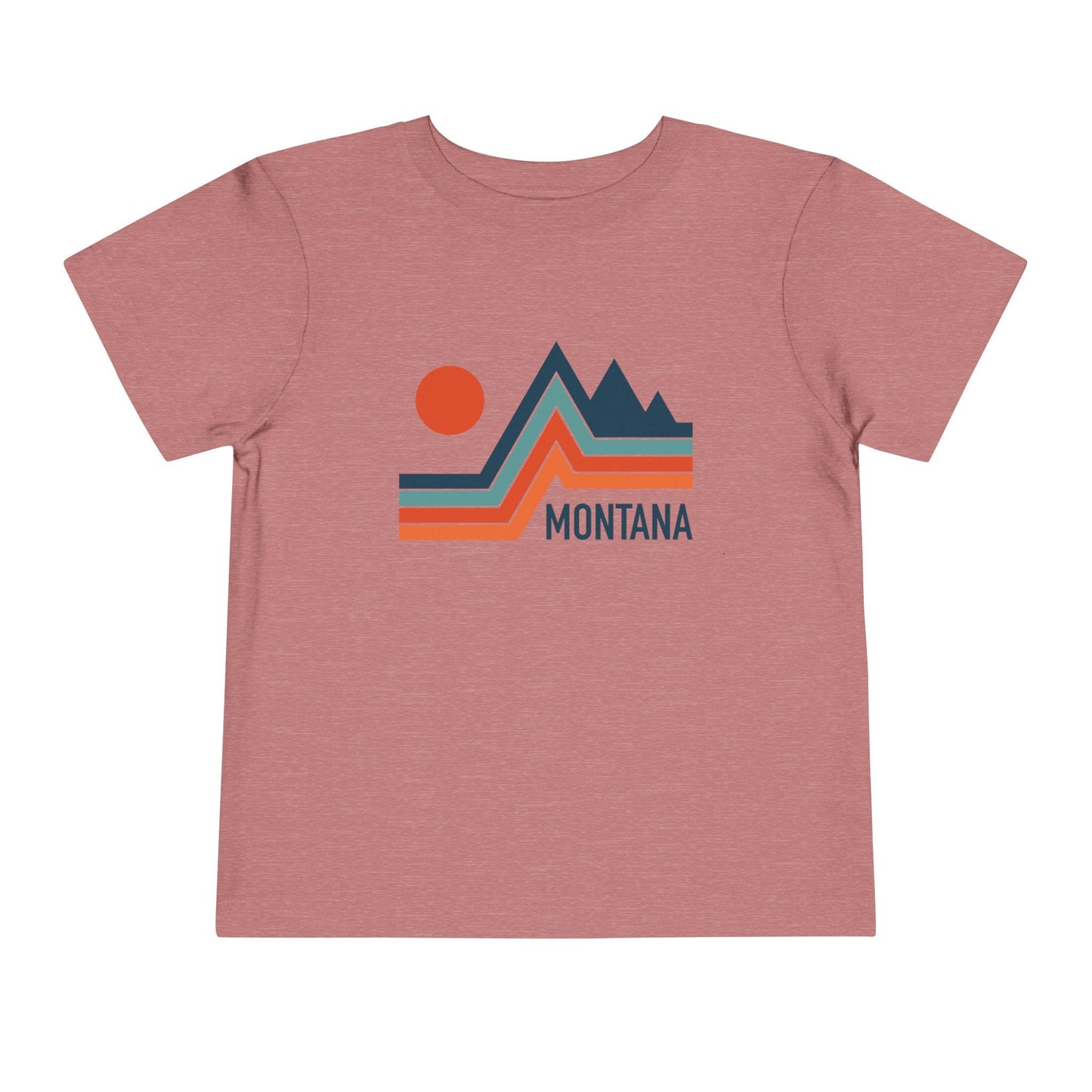 Montana Toddler TShirt Retro Palm Tree Unisex Toddler Montana Shirt Personalization Available Graphic Tee – Warm & Stylish · Perfect For Daily Wear