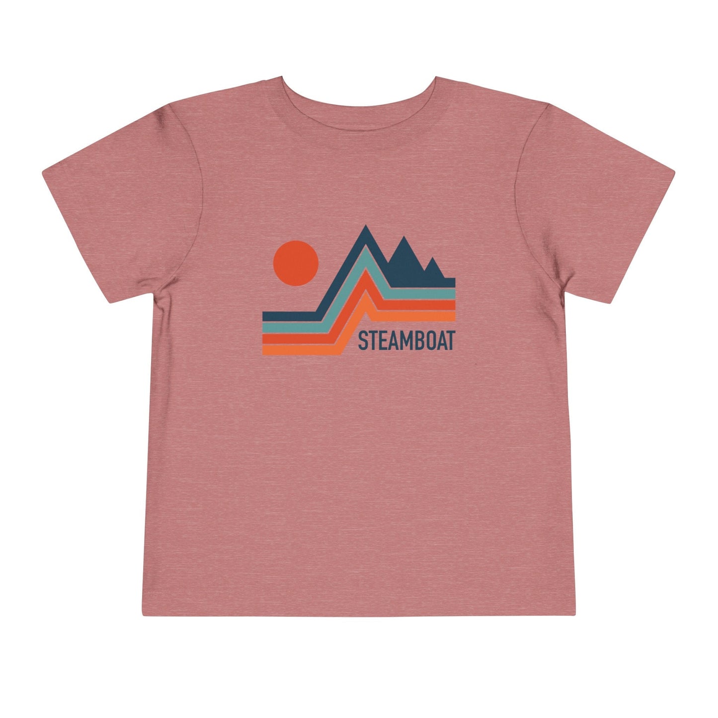 Steamboat Colorado Toddler TShirt Retro Palm Tree Toddler Steamboat Shirt Personalization Available Graphic Tee – Aesthetic Look · Top Pick For Any Outfit