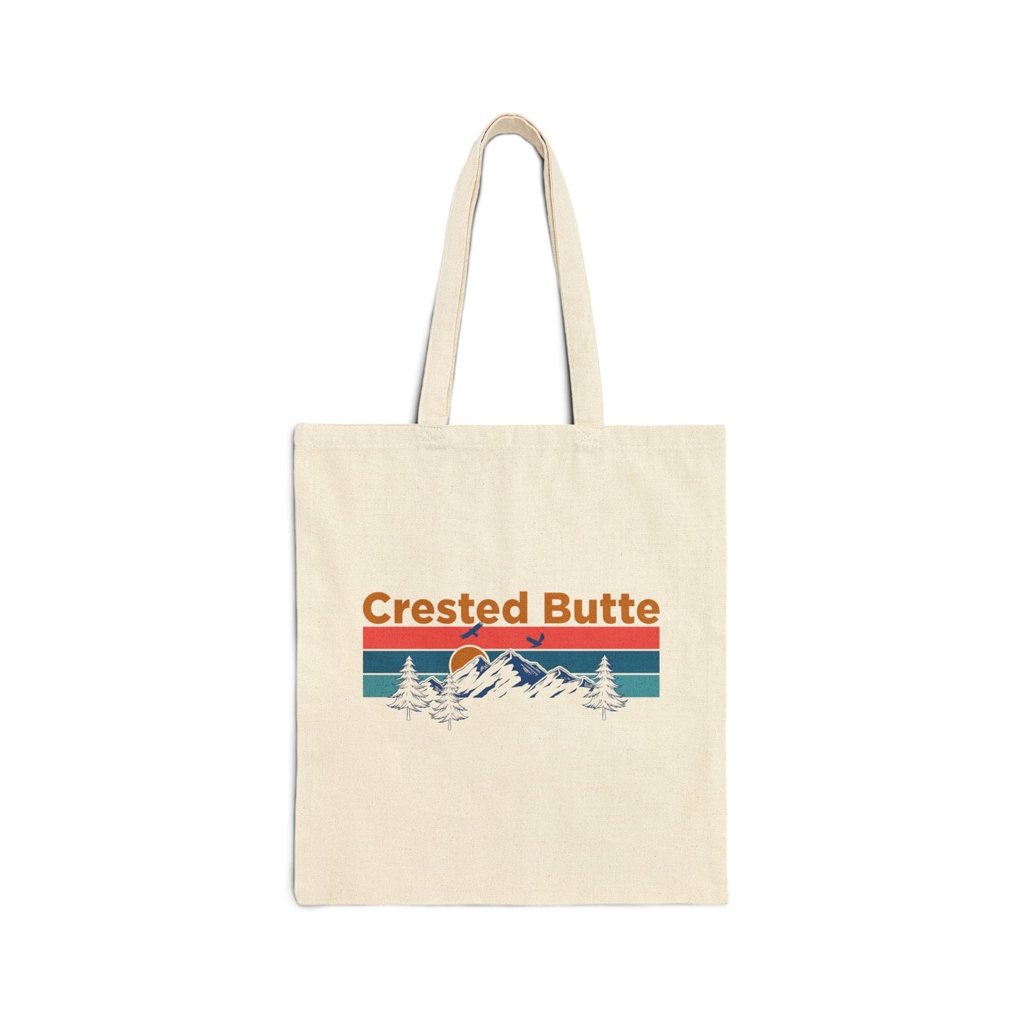 Crested Butte Tote Bag Cotton Canvas Crested Butte Bag Personalization Available Tote Bag – Feel-Good Design · Trending Graphic Apparel