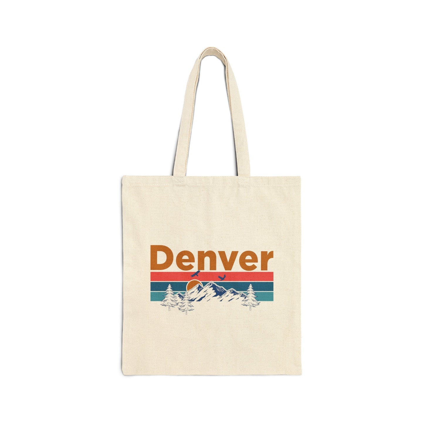 Denver Colorado Tote Bag Cotton Canvas Denver Bag Personalization Available Tote Bag – Aesthetic Look · Perfect For Daily Wear