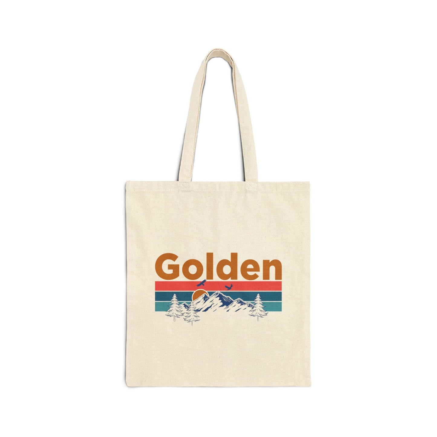Golden Colorado Tote Bag Cotton Canvas Golden Bag Personalization Available Tote Bag – Soft Feel · Perfect For Daily Wear