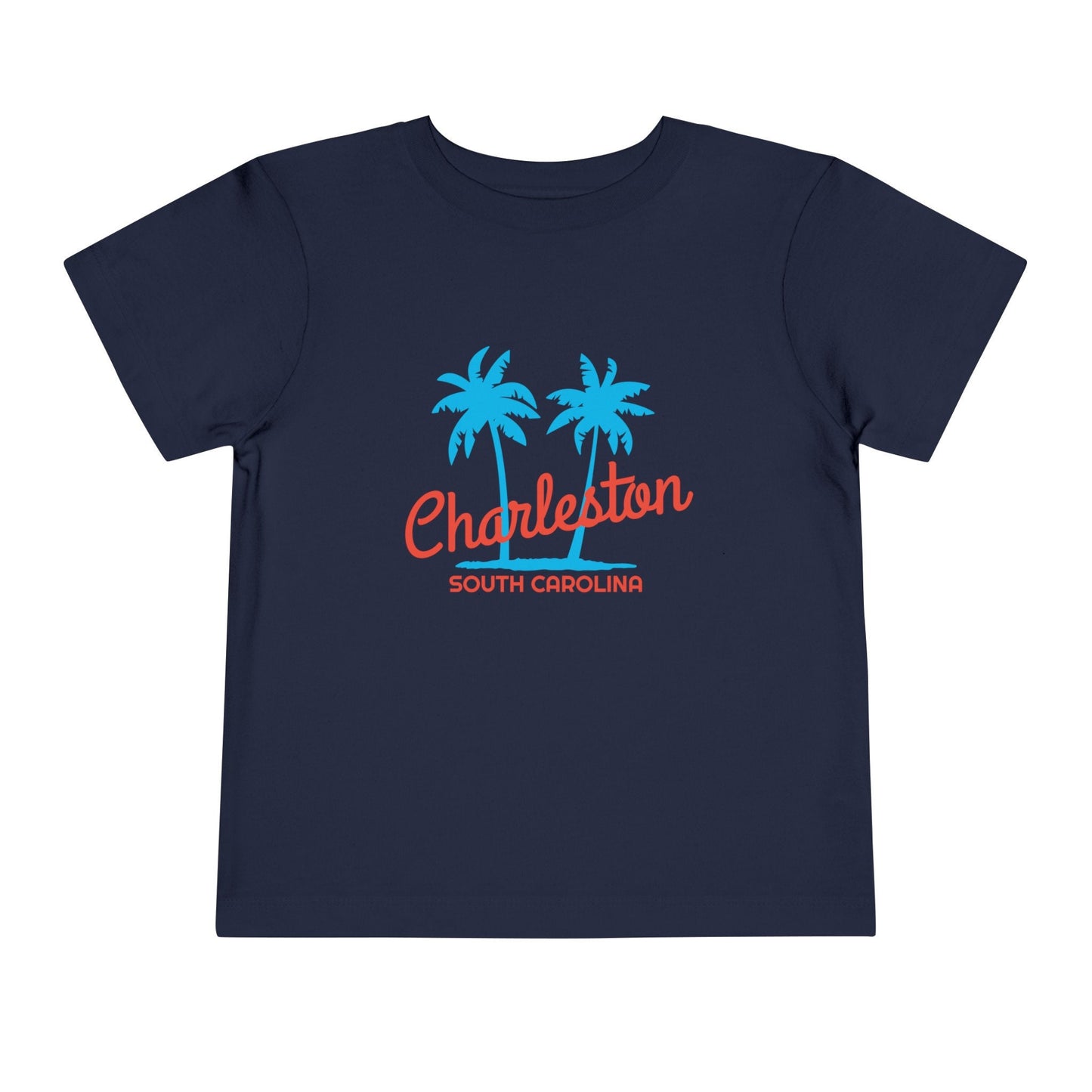 Charleston South Carolina Toddler TShirt Retro Palm Tree Toddler Charleston Shirt Personalization Available Graphic Tee – Everyday Comfort · Great Gift For Fans