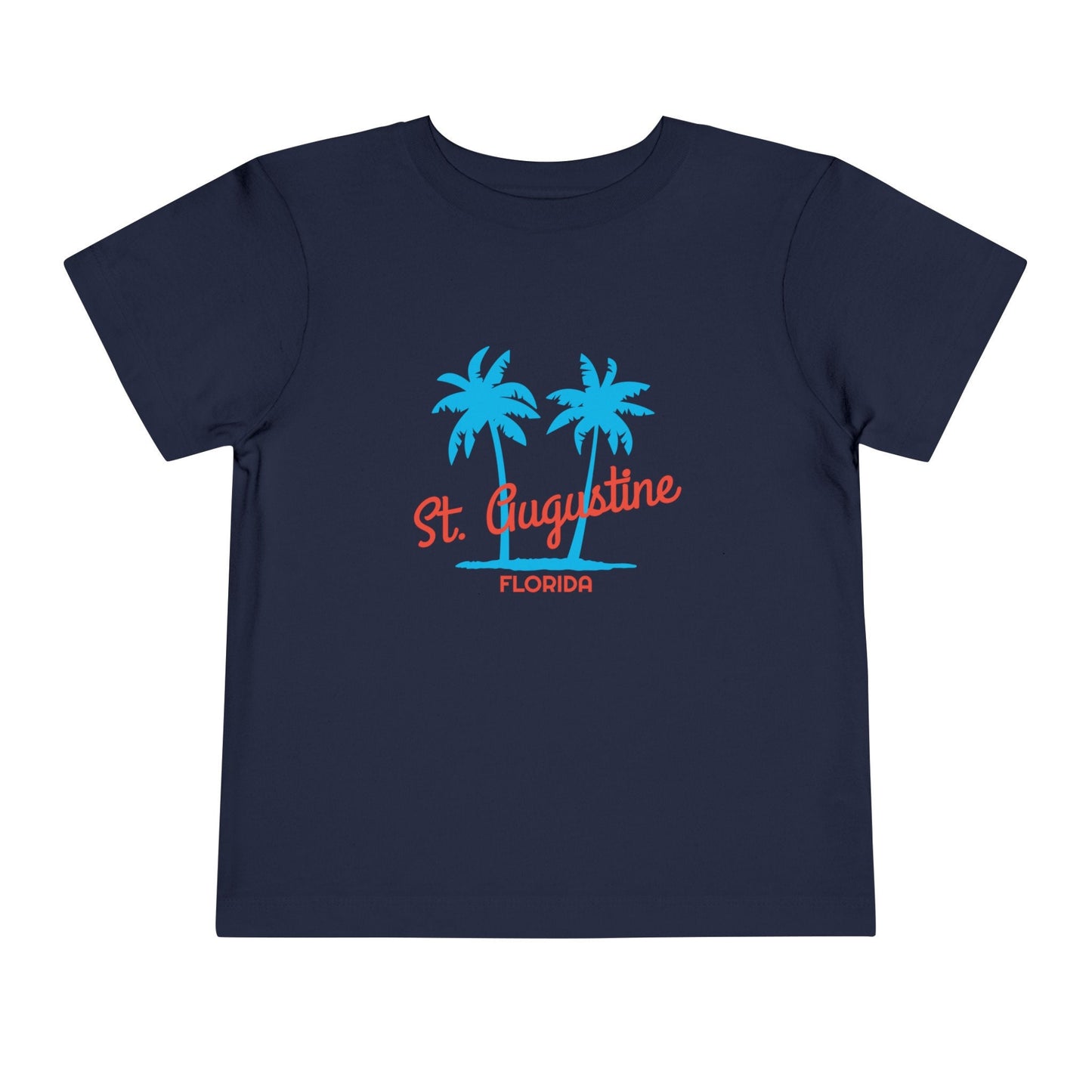 St Augustine Florida Toddler TShirt Retro Palm Tree Toddler St Augustine Shirt Personalization Available Graphic Tee – Everyday Comfort · Top Pick For Any Outfit