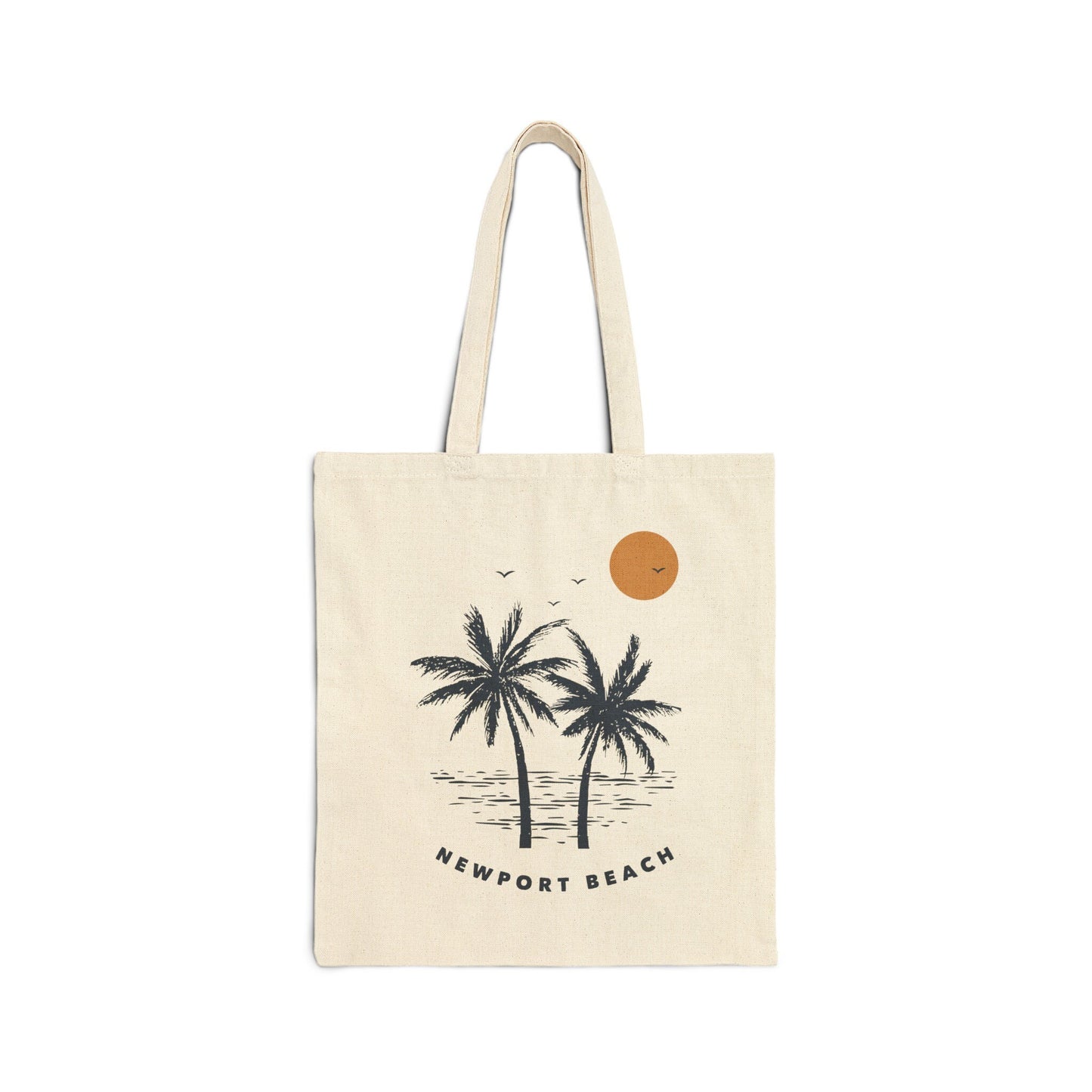 Newport Beach California Tote Bag Cotton Canvas Newport Beach Bag Personalization Available Tote Bag – Everyday Comfort · Must-Have Style