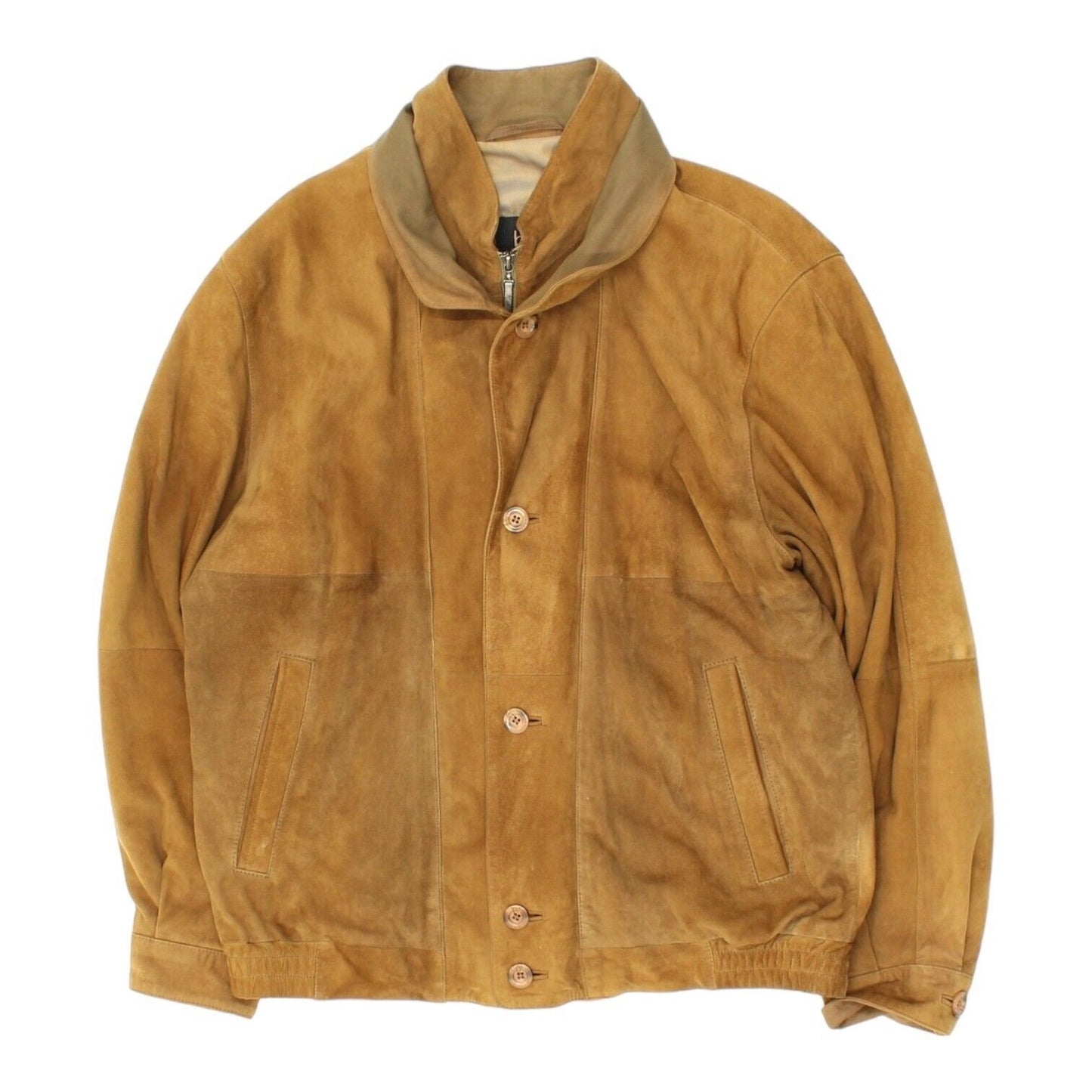 Bugatti Mens Brown Goats Leather Jacket Vintage High End Designer Coat VTG Graphic Tee – Premium Graphic · High-Quality Print