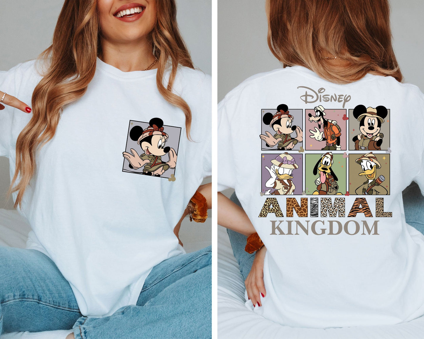 Disney Animal Kingdom Mickey Minnie Custom T Shirt Two Sided Disney Animal Kingdom Mickey Shirt Disney Family Animal Kingdom Shirt Graphic Tee – Feel-Good Design · Great Gift For Fans