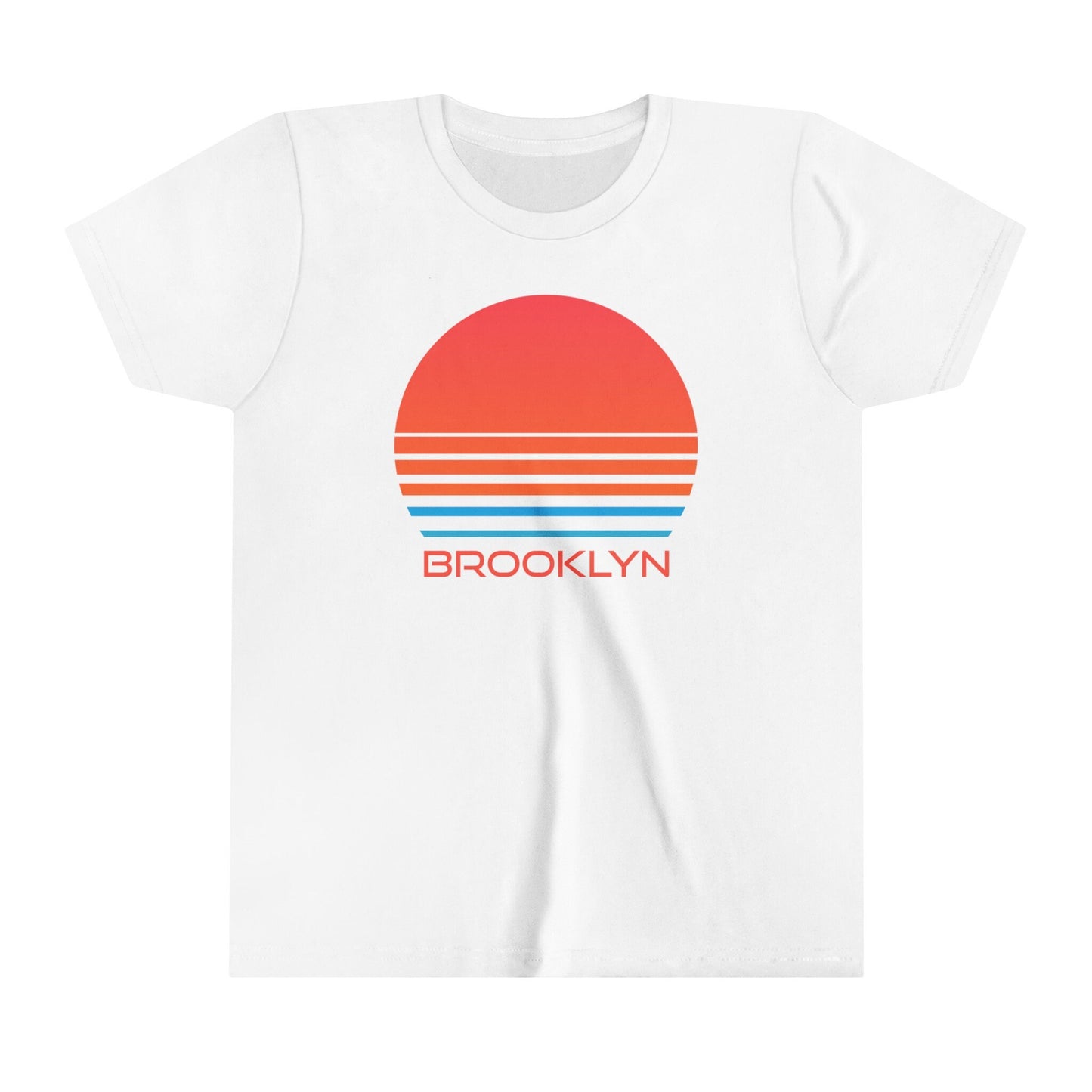 Brooklyn New York Youth Shirt Retro 80s Brooklyn Kid39s TShirt Personalization Available Graphic Tee – Aesthetic Look · Trending Graphic Apparel