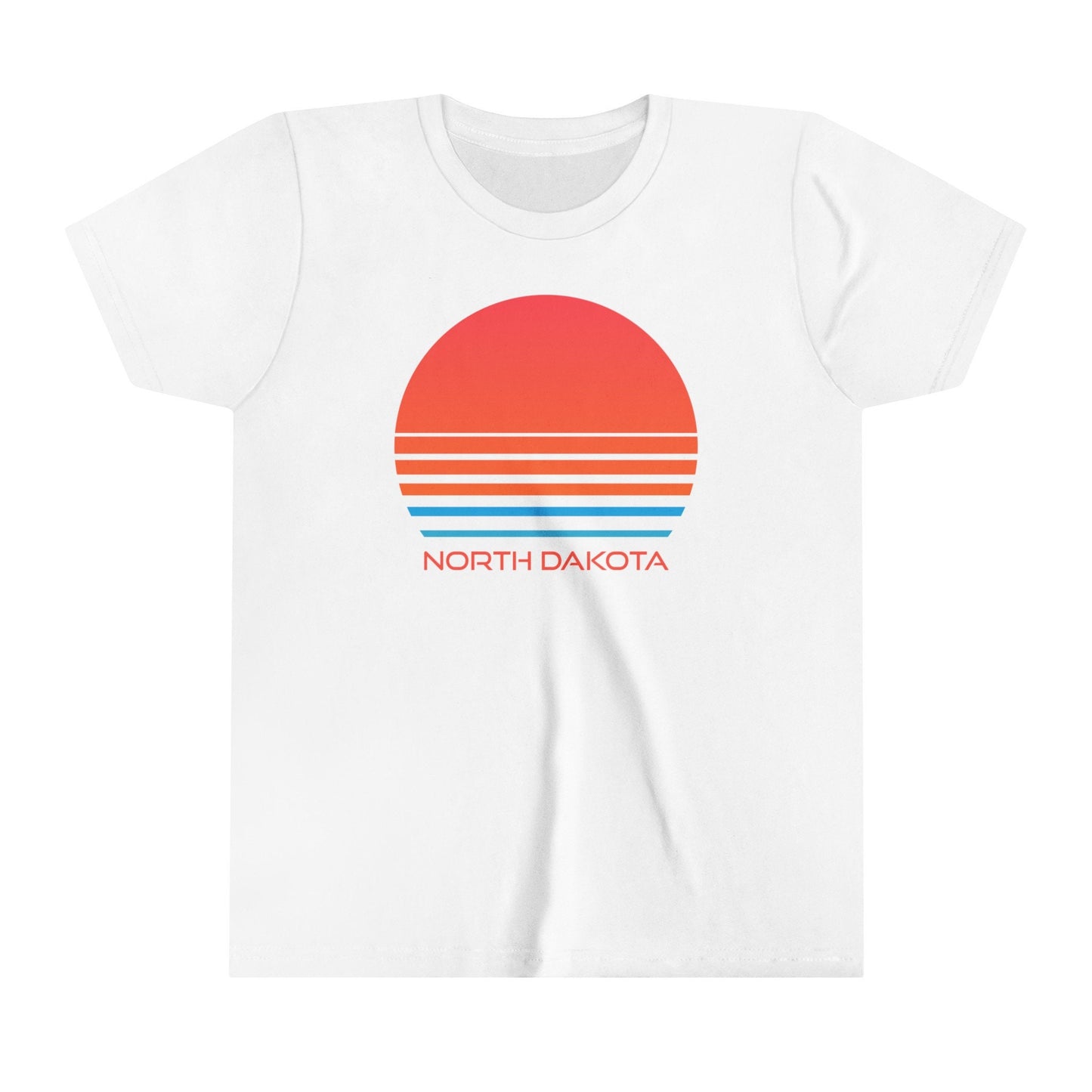 North Dakota Youth Shirt Retro 80s North Dakota Kid39s TShirt Personalization Available Graphic Tee – Warm & Stylish · Great Gift For Fans