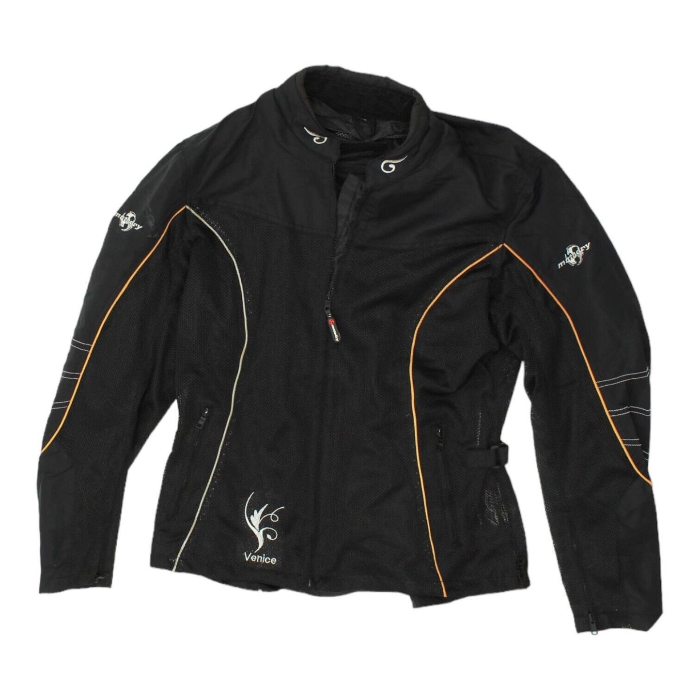 Motodry Venice Womens Black Nylon Lightweight Motorcycle Jacket Vintage Biker Graphic Tee – Bold Style · High-Quality Print