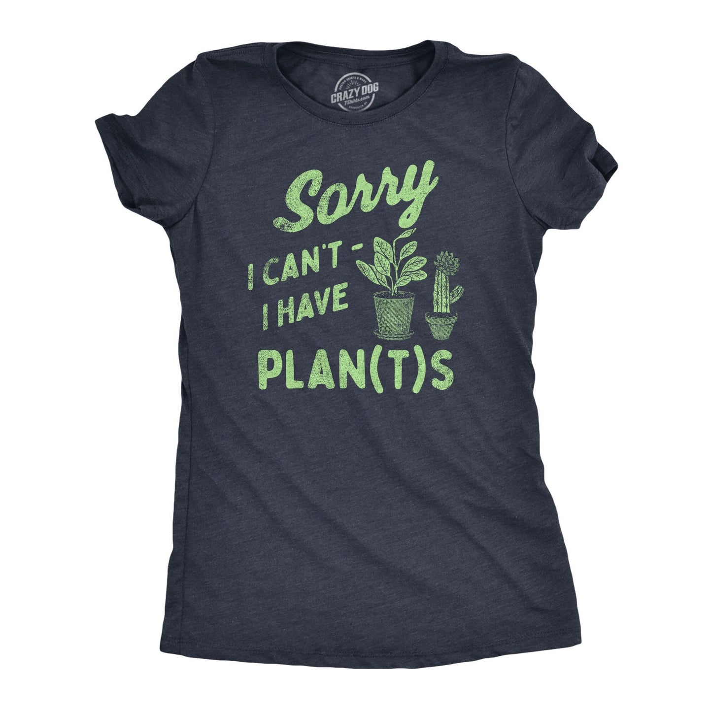 Sorry I Can39t I Have Plans I Have Plants Sarcastic Gardeners Gifts I Love Gardening Shirt Funny Mom Botany Shirt Outdoors TShirts Graphic Tee – Cozy Vibes · Perfect For Daily Wear