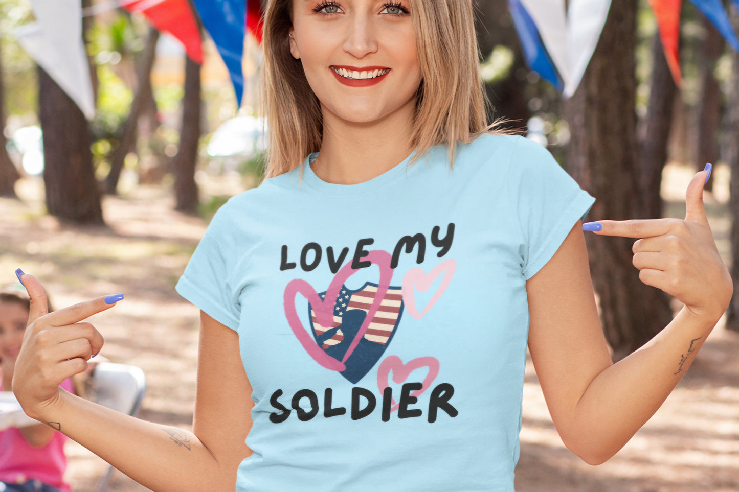 Ladies Military Shirt Armed Services T Shirt Love My Soldier Gift For Him Her Soldier Wife Mother Unisex Garment Dyed T shirt Graphic Tee – Fan Favorite · Top Pick For Any Outfit