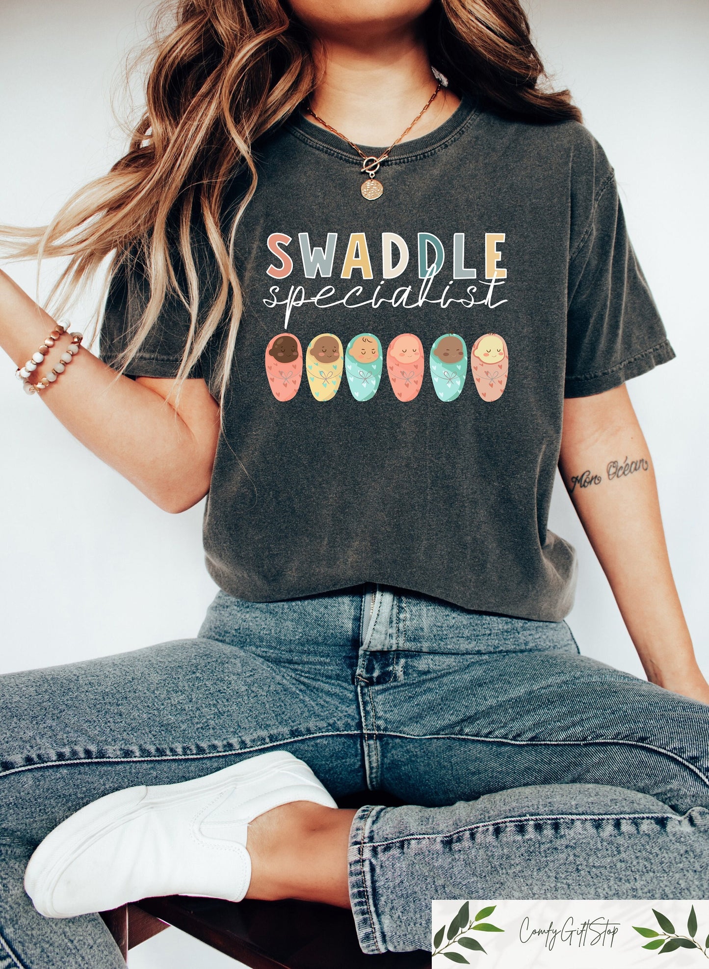 Swaddle Specialist Sweatshirt L D Nurse Shirt Mother Baby Unit Crewneck NICU Nurse Sweater Labor and Delivery Nurse Shirt Nurse Gift Sweatshirt – Cozy Vibes · Top Pick For Any Outfit