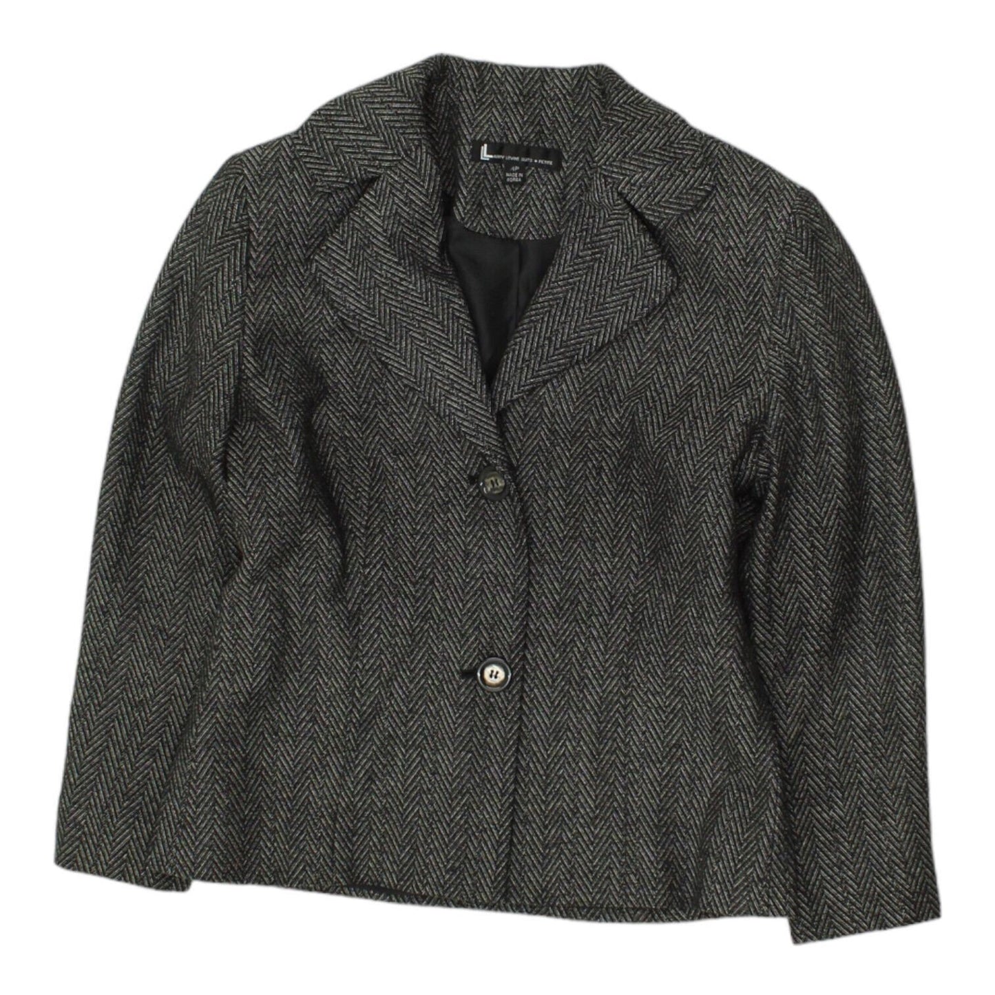 Larry Levine Womens Grey Blazer Jacket Vintage High End Designer Suit VTG Graphic Tee – Easygoing Wear · Trending Graphic Apparel