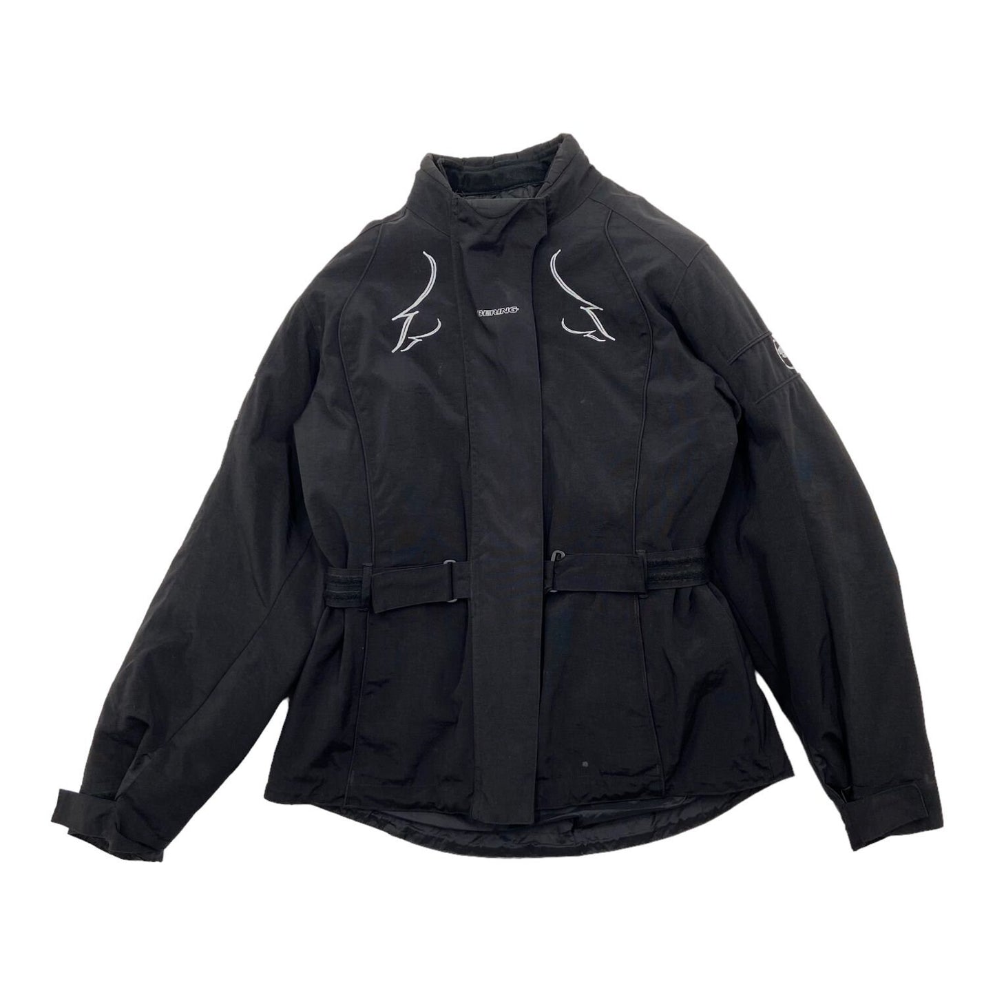 Bering Womens Black Quilt Lined Nylon Motorcycle Jacket Protective Biker Gear Graphic Tee – Easygoing Wear · Great Gift For Fans