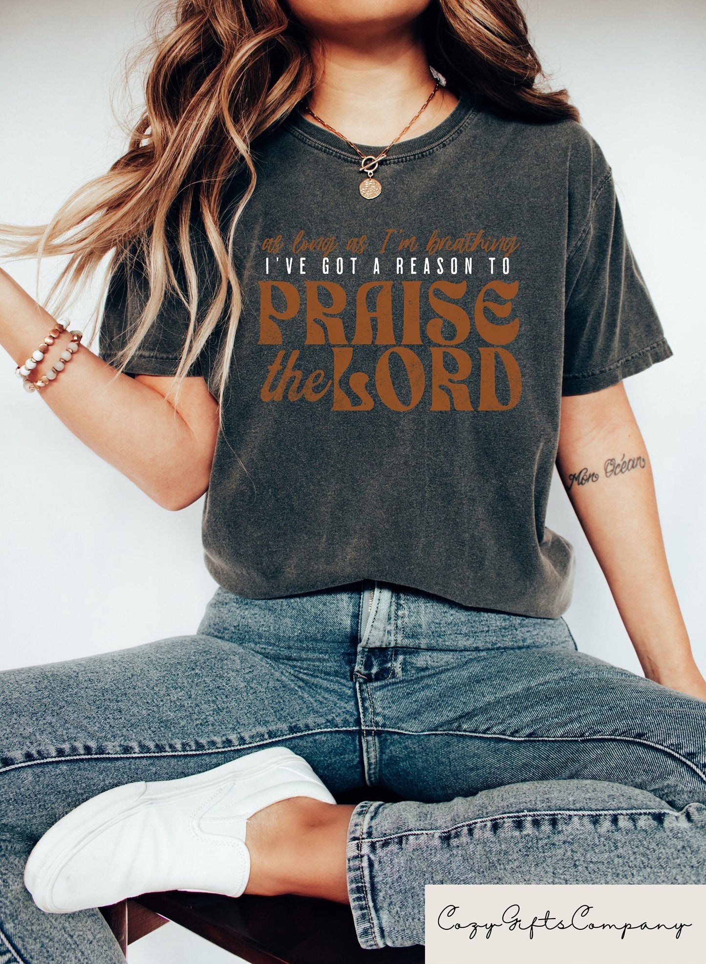 As Long As I39m Breathing I39ve Got a Reason to Praise Shirt Praise the Lord Jesus Shirt Christian Worship Tshirt Retro Christian Sweater Graphic Tee – Soft Feel · Trending Graphic Apparel
