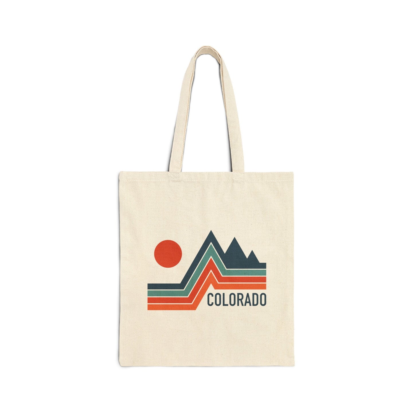Colorado Cotton Canvas Colorado Tote Bag Personalization Available Tote Bag – Easygoing Wear · High-Quality Print