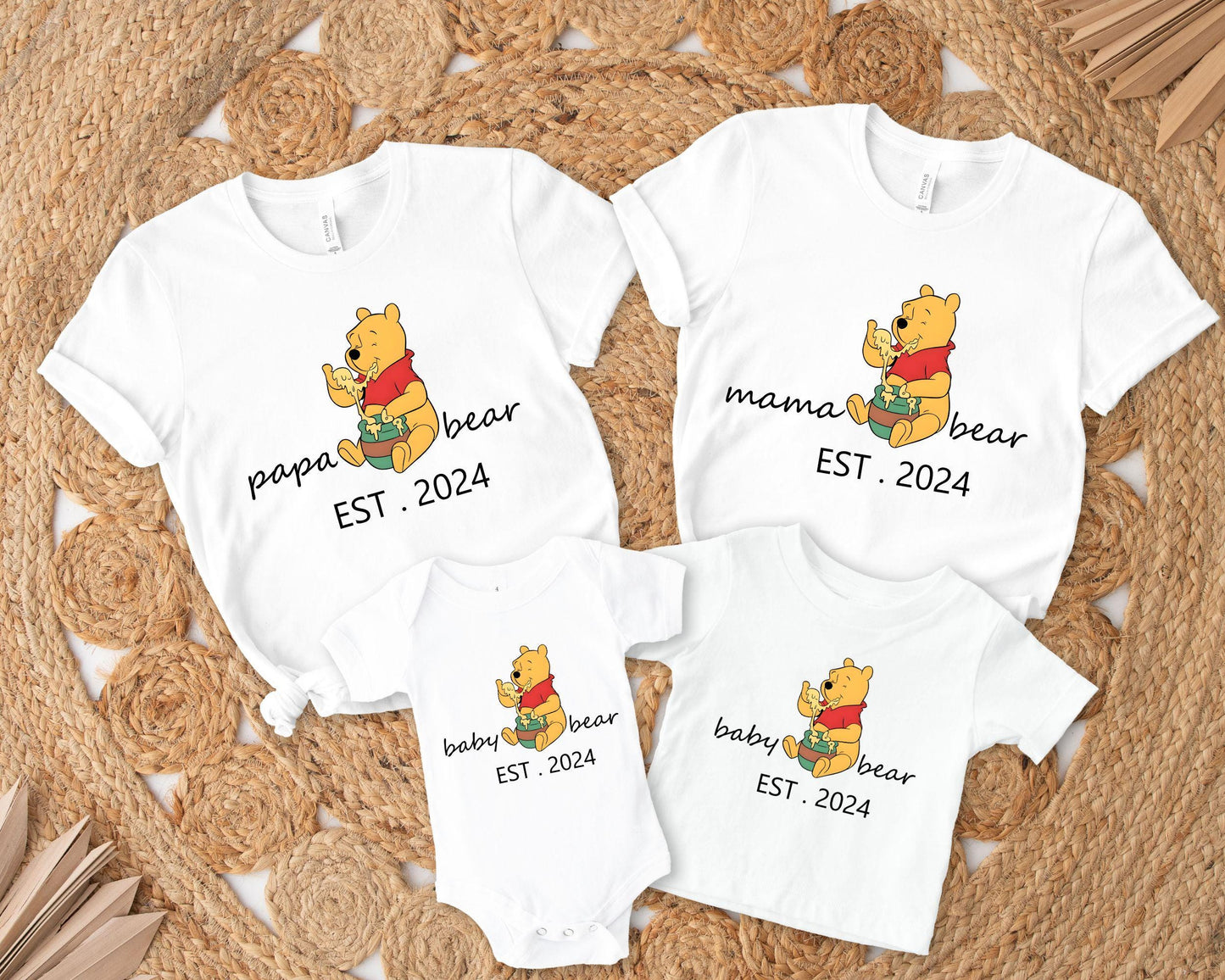 Custom Est Mama Bear Papa Bear and Baby Bear Shirt Family Bear Matching Shirt Cute Baby Bear Shirt Baby Shower Shirts for New Mom and Dad Graphic Tee – Cozy Vibes · Must-Have Style