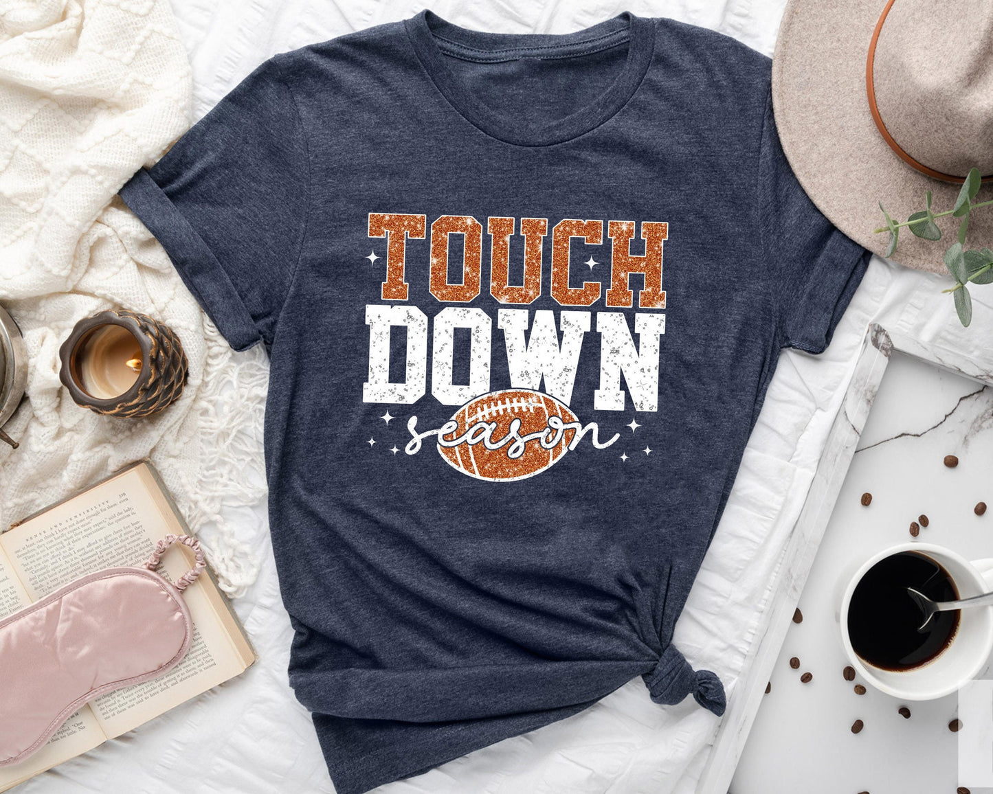 Game Day Shirts Football Mom Tshirt Touch Down Season Football Season Touch Down Season Game Day Shirts Graphic Tee – Fan Favorite · High-Quality Print