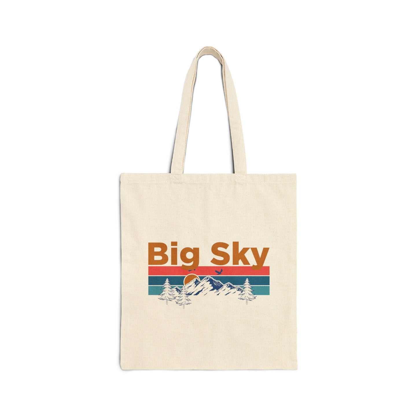 Big Sky Montana Tote Bag Cotton Canvas Big Sky Bag Personalization Available Tote Bag – Premium Graphic · Great Gift For Fans