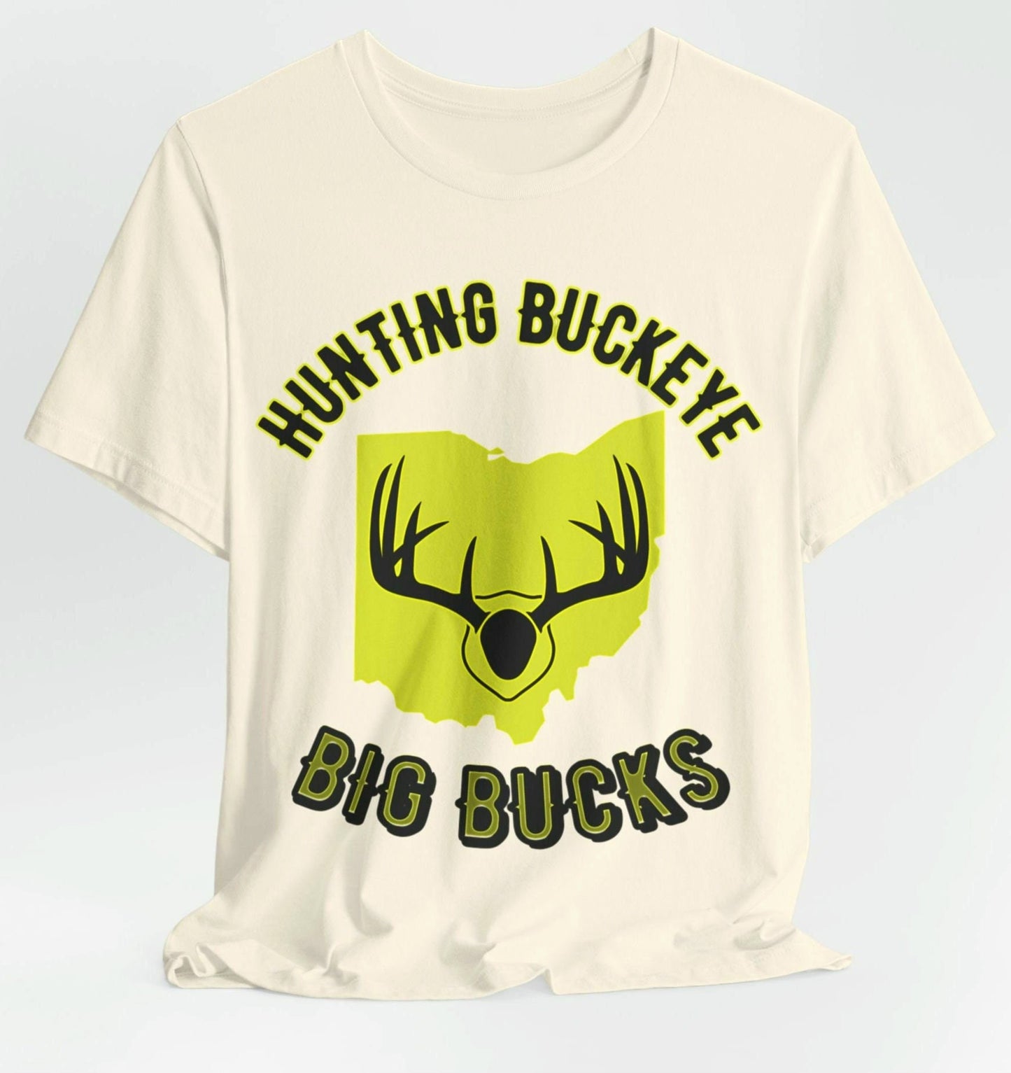 Ohio Buck Hunting Shirt Deer Hunting T shirt Gift For Avid Buckeye Deer Hunter Mens or Ladies Unisex Jersey Short Sleeve Tee Jersey – Everyday Comfort · Must-Have Style