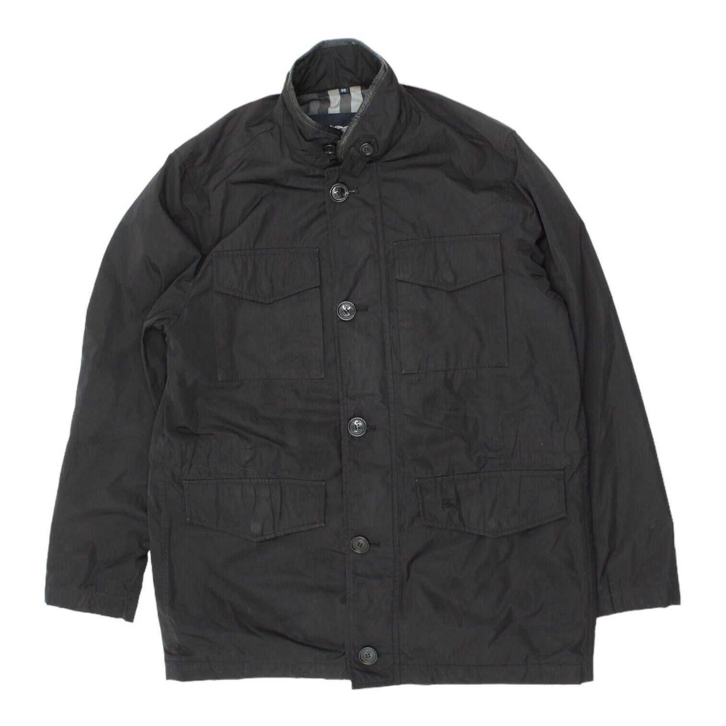 Burberry London Mens Black Quilted Coat Vintage High End Designer Jacket VTG Graphic Tee – Soft Feel · Perfect For Daily Wear
