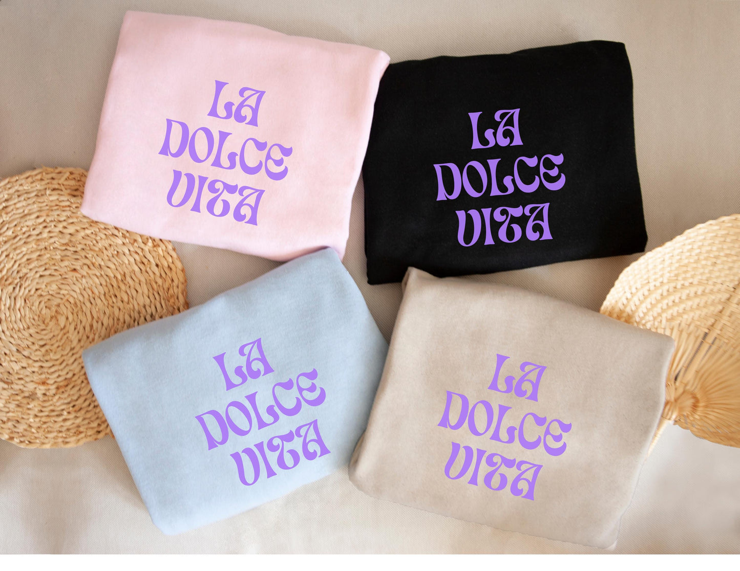 La Dolce Vita Sweatshirt Italien Sweatshirt italienischer Style Vintage Sweatshirt italienisches Design Italien Geschenk Sweatshirt – Soft Feel · Must-Have Style