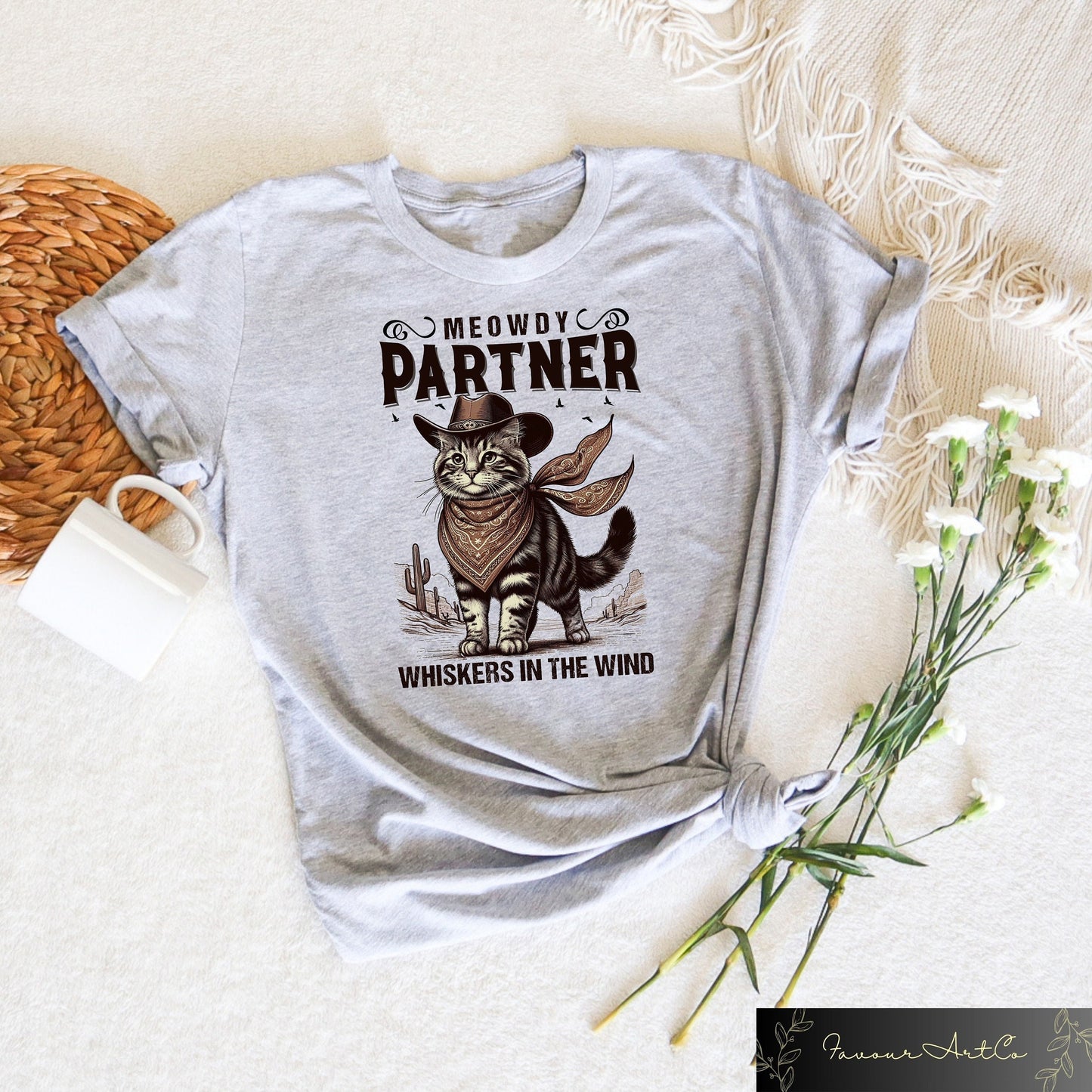 Meowdy Partner Cowboy Cat Shirt Cowboy Shirt and Tank Funny Cowboy Cat Shirt Sarcastic Western Tee Meme Shirt Tank Top – Cozy Vibes · Trending Graphic Apparel