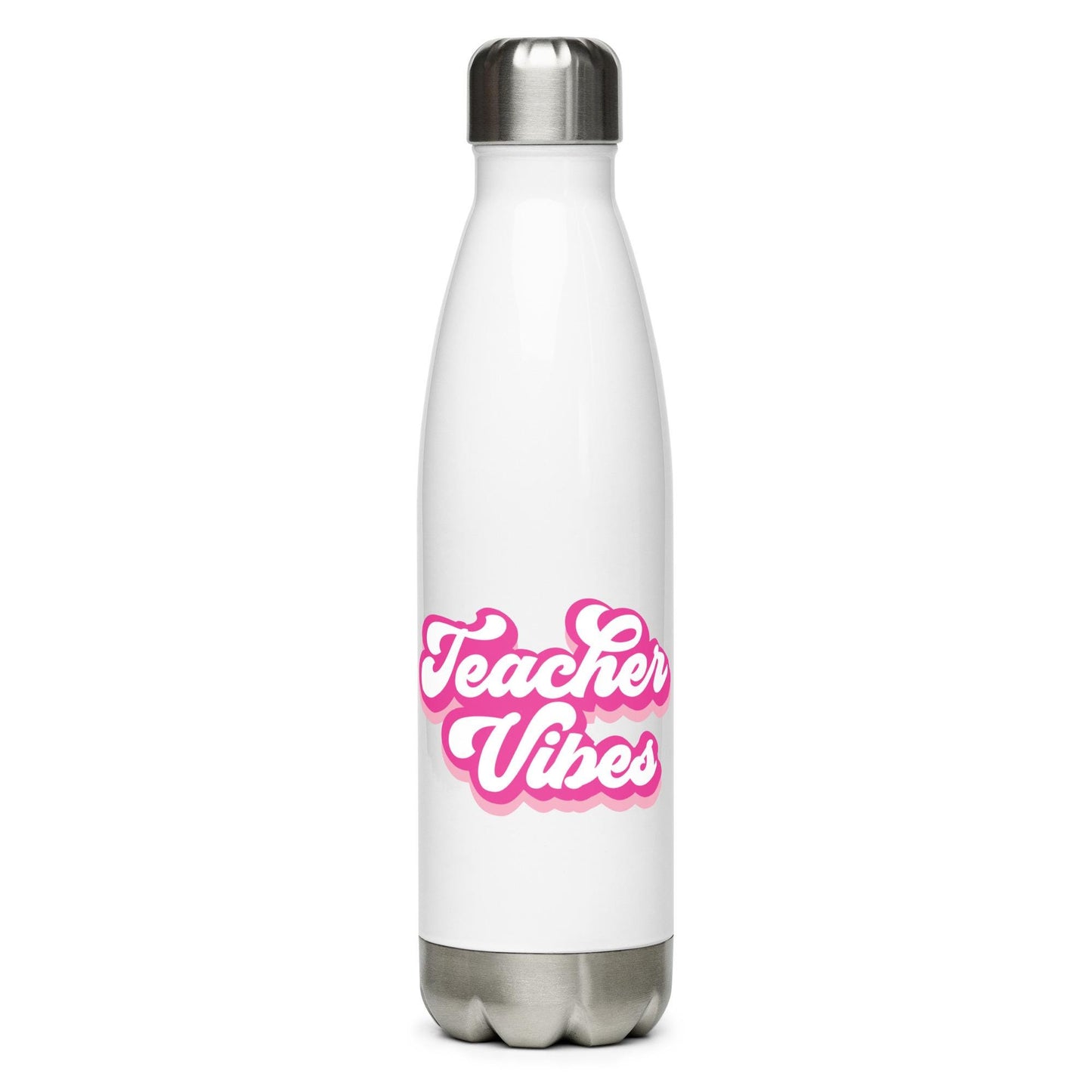 Teacher Vibes Back To School Stainless steel water bottle Graphic Tee – Feel-Good Design · Must-Have Style
