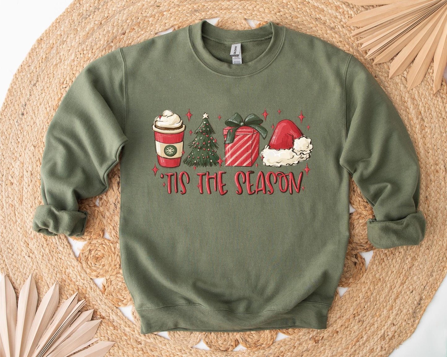 Christmas Tis The Season Sweatshirt Merry Christmas Shirt Christmas Sweatshirt Cute Winte Sweatshirt Tis The Season Sweatshirt Trendy Sweatshirt – Warm & Stylish · Perfect For Daily Wear