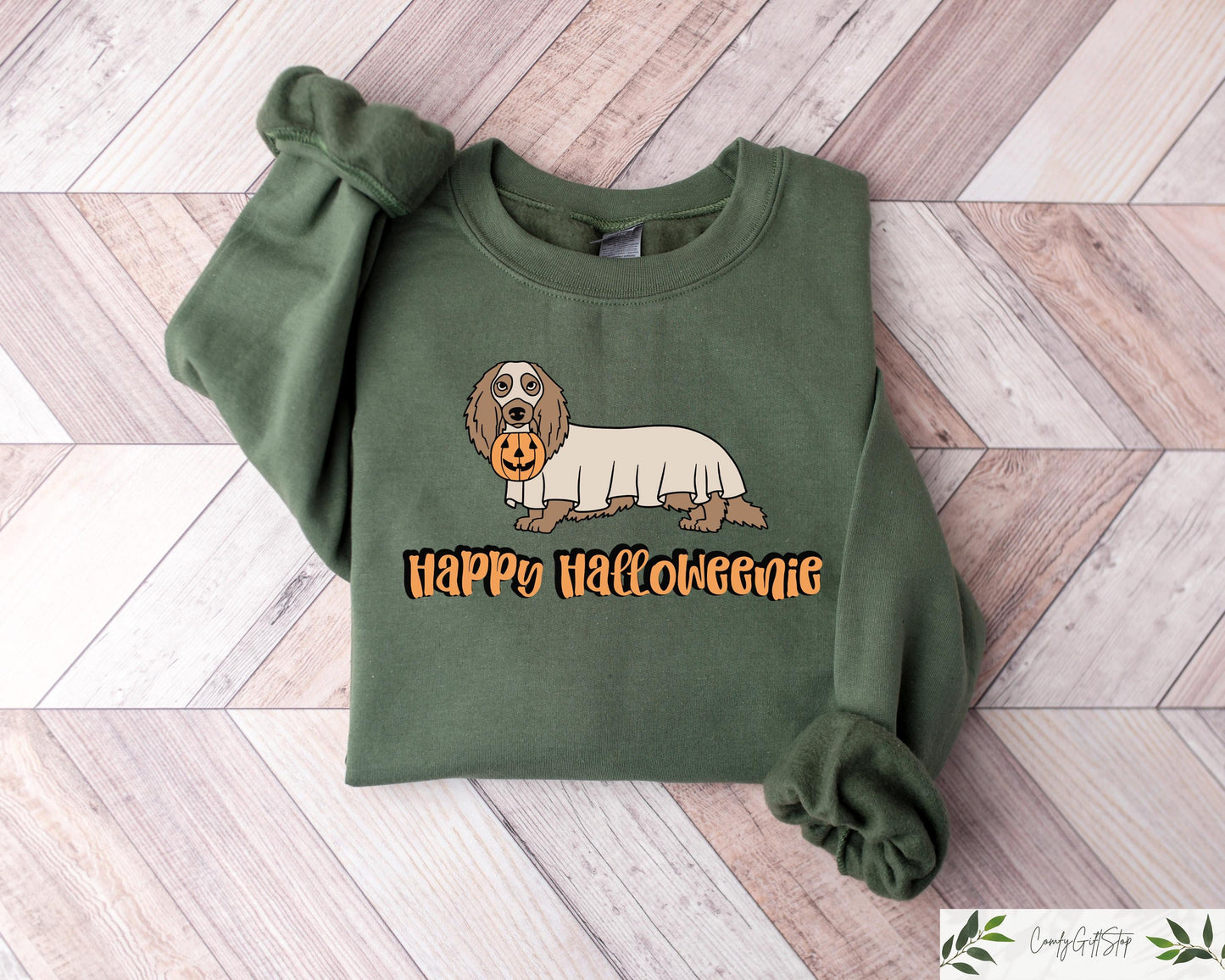 Dachshund Ghost Sweatshirt Halloween Dog Tshirt Spooky Season Crewneck Dog Lover Gift Fall T Shirt Halloween Gift Sweatshirt – Feel-Good Design · Great Gift For Fans