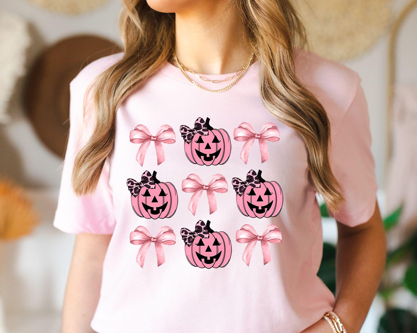 Retro Halloween Shirt Coquette Halloween Shirt Hallowen Pumpkin Shirt Pink Pumpkin Shirt Pumpkin Coquette Bow ShirtCoquette Ghost Shirt Graphic Tee – Aesthetic Look · Perfect For Daily Wear