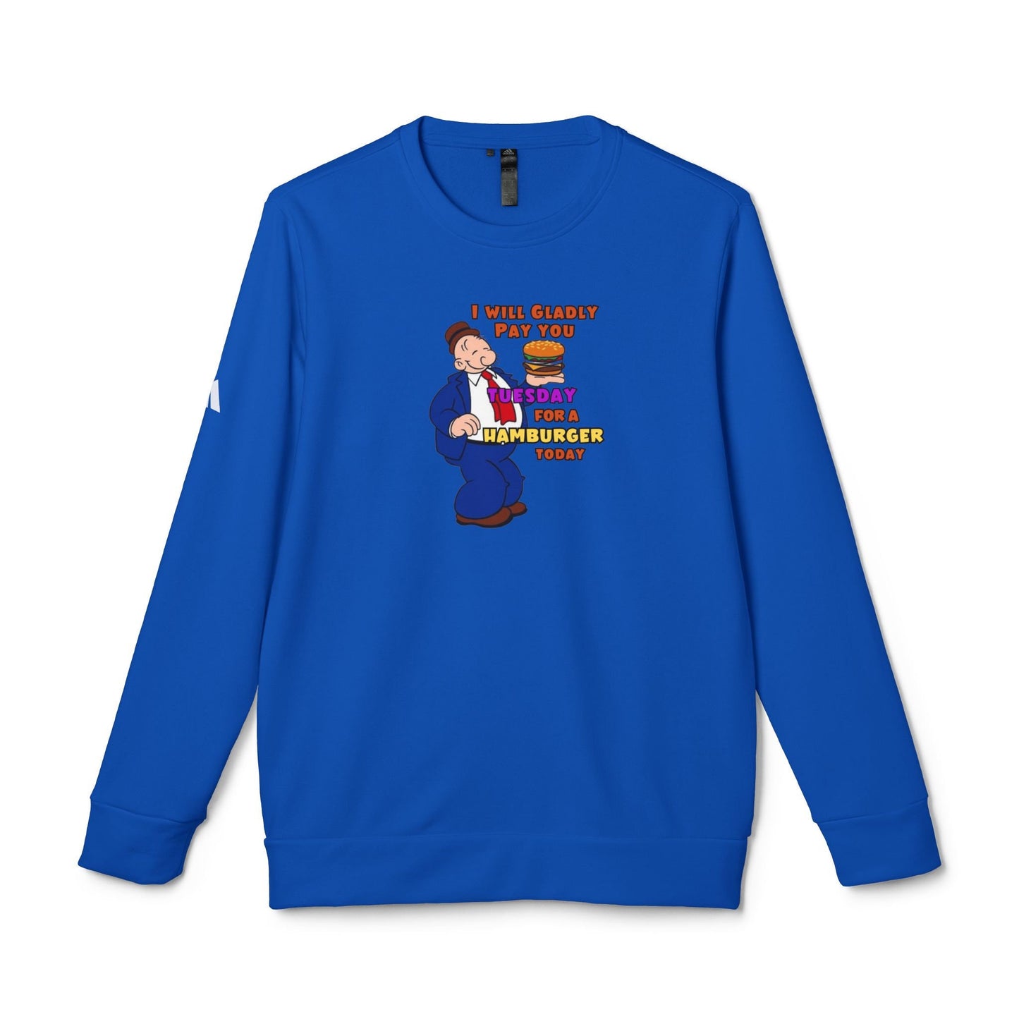 Adidas Unisex Fleece Crewneck Sweatshirt Customized Design Inspired Wimpy Edition Several Color and Sizes Available Sweatshirt – Aesthetic Look · Must-Have Style