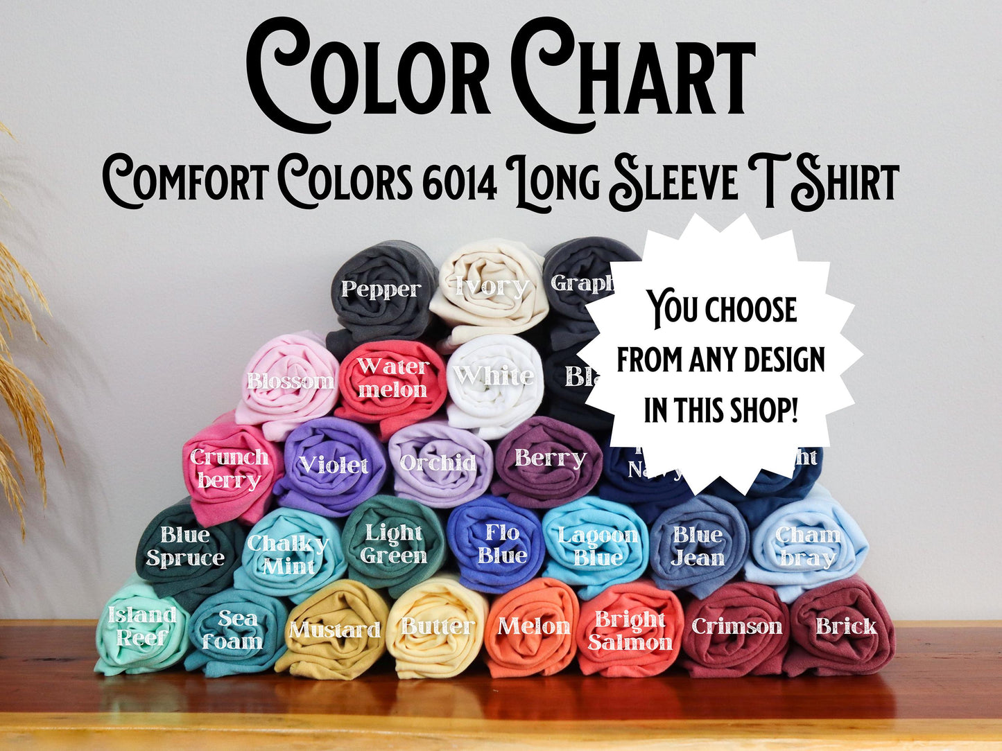 Unisex Long Sleeve Tee You Choose Design Custom Shirt Women Men Vintage Retro Choose From Any Design In This Shop Graphic Tee – Warm & Stylish · High-Quality Print