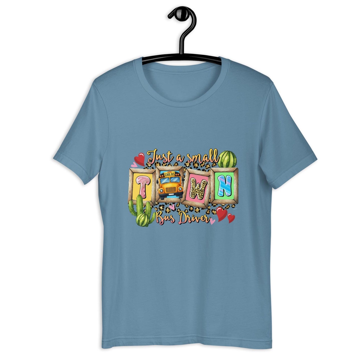 Just A Small Town Bus Drive Back To School Unisex t shirt Graphic Tee – Fan Favorite · Perfect For Daily Wear