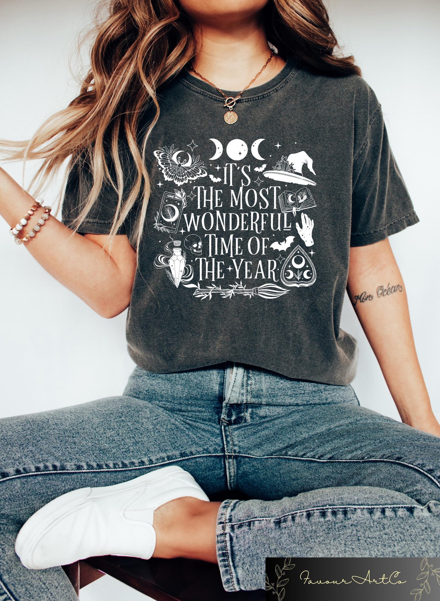 It39s The Most Wonderful Time Of The Year Halloween Sweatshirt Halloween Shirt Halloween Gift Spooky Season Gift Halloween Apparel Sweatshirt – Fan Favorite · Trending Graphic Apparel