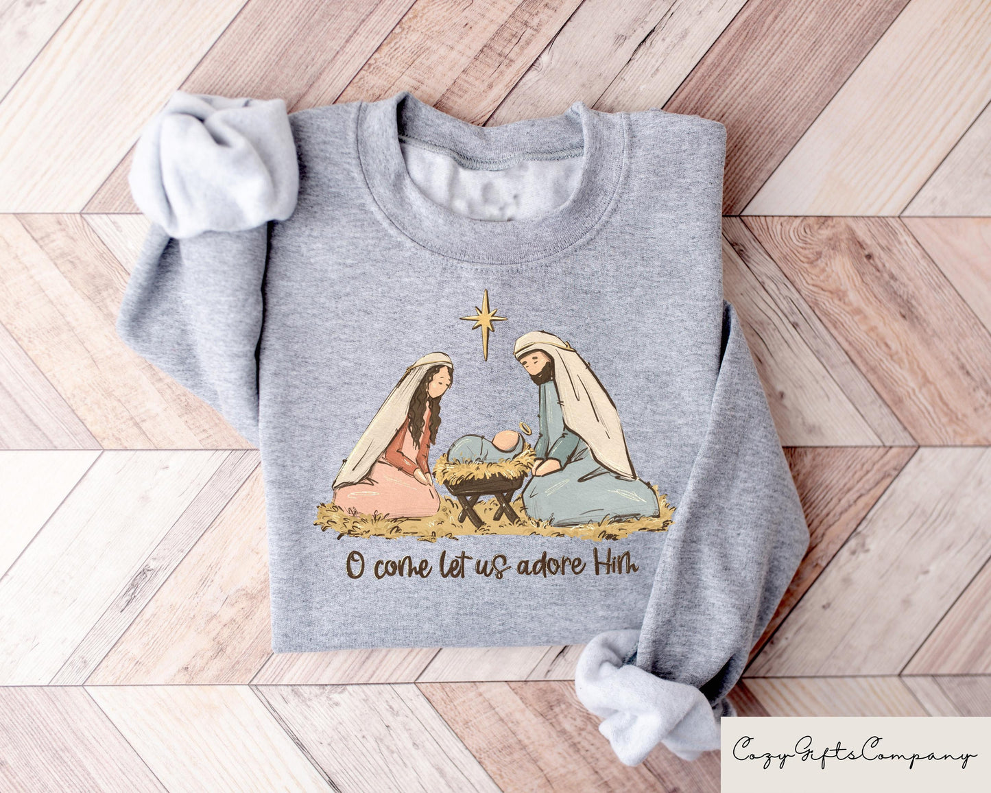 Nativity Scene Sweatshirt Christian Christmas Sweater Christmas Nativity Tshirt True Story Nativity Religious Christmas Gifts Jesus Tee Sweatshirt – Bold Style · Trending Graphic Apparel