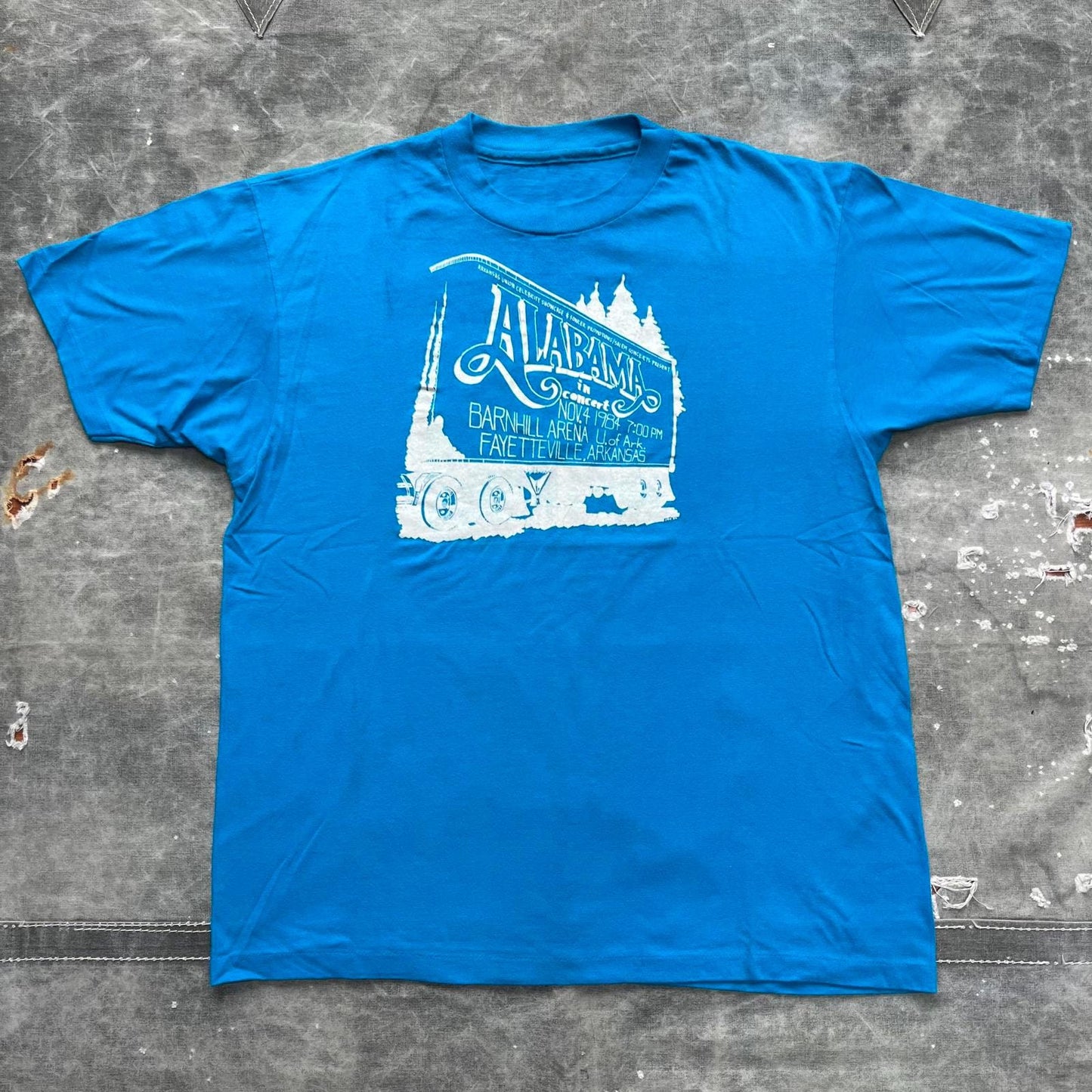Vintage Alabama Country Band Shirt Barnhill Arena Arkansas Graphic Tee – Bold Style · Must-Have Style