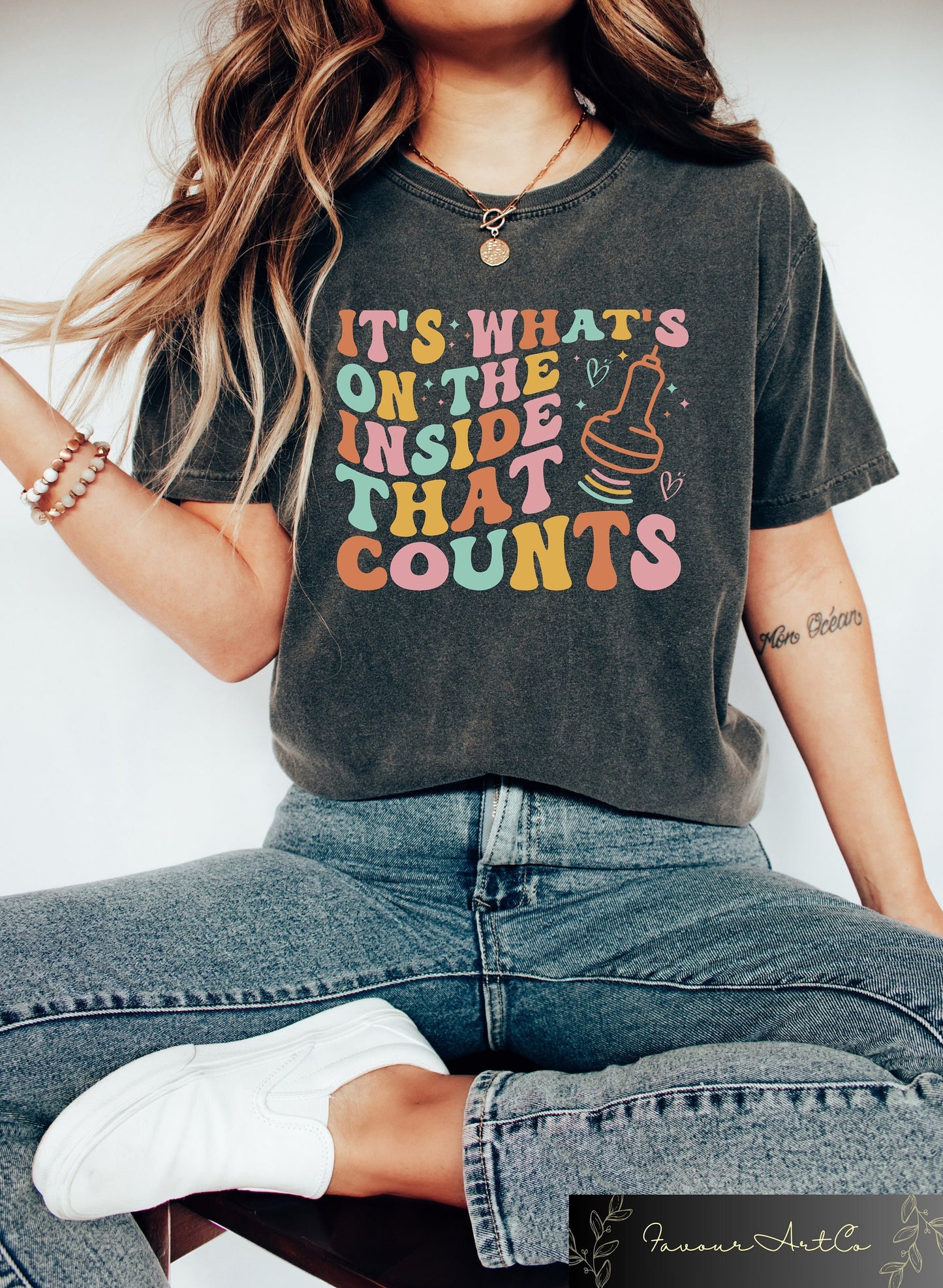 Sonographer T Shirt Sonographer Gifts Ultrasound Graphic Tshirt Gift for Her Ultrasound Tees Graphic Tee – Cozy Vibes · High-Quality Print