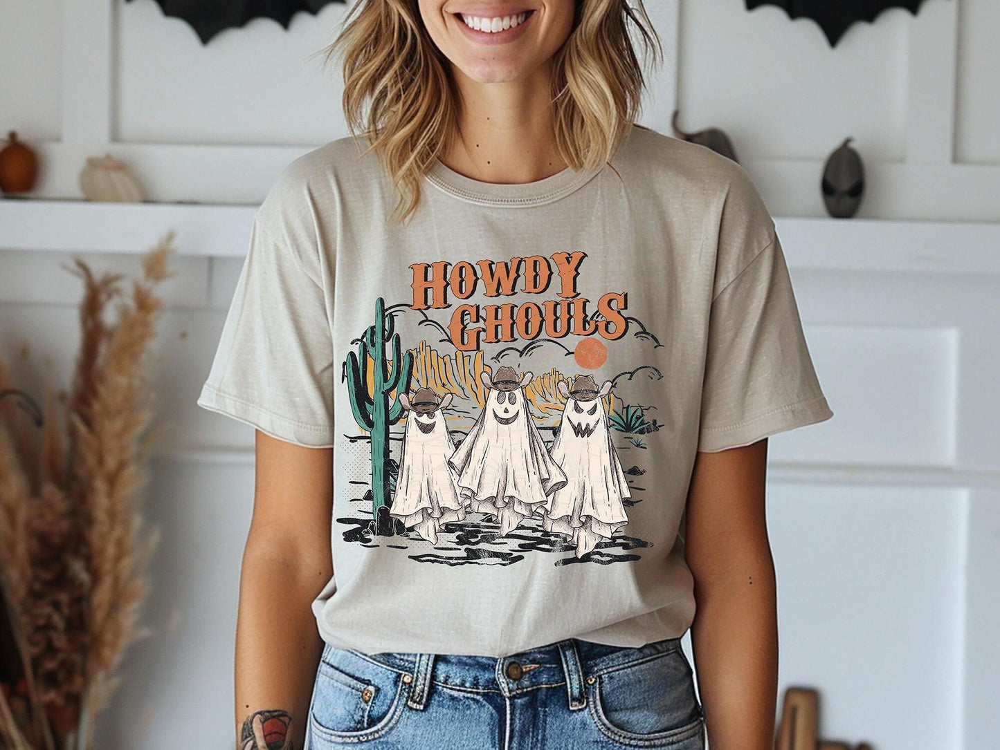 and BellaCanvas Howdy Ghouls T shirt Graphic Tee – Easygoing Wear · Must-Have Style