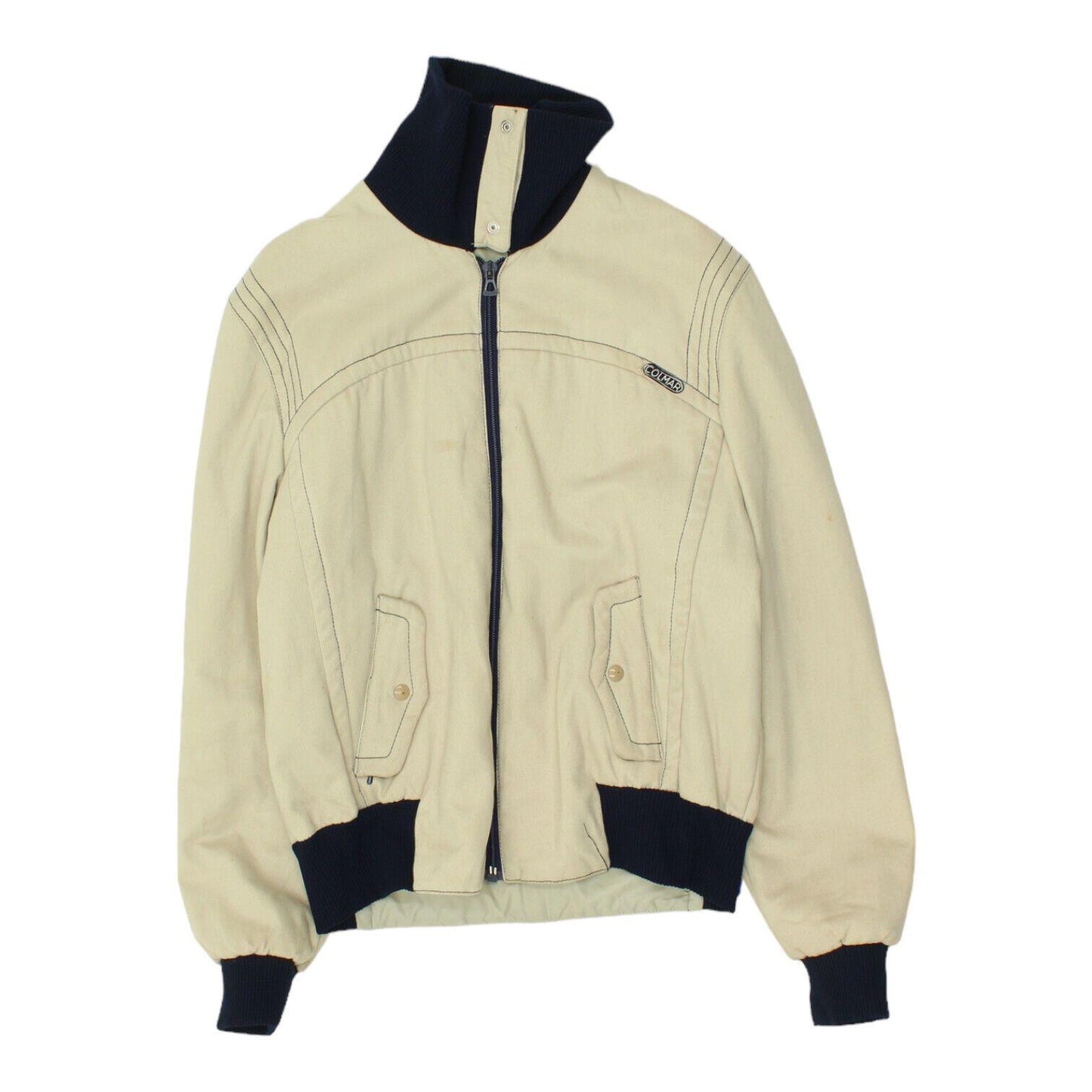 Colmar Mens Beige Bomber Ski Jacket Vintage High End Skiwear VTG Graphic Tee – Soft Feel · Must-Have Style