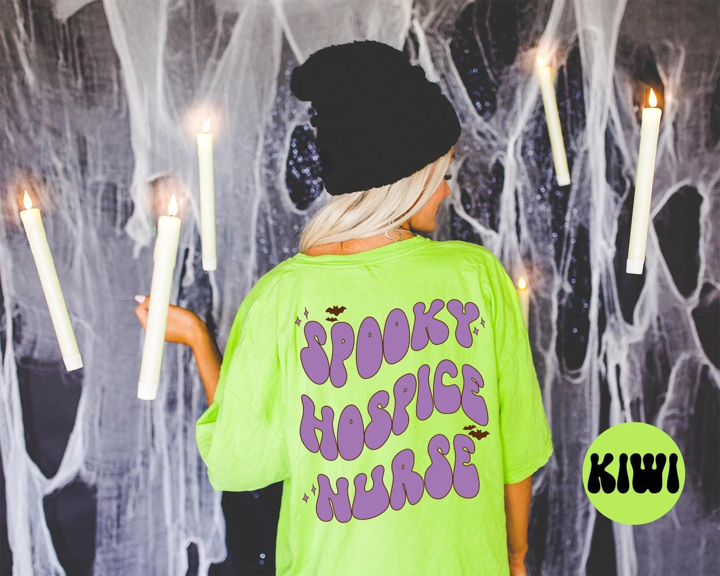 Hospice Nurse Spooky Halloween Bats Shirt Gifts Back of Tshirt Tees TShirt Unisex Funny Birthday Gift Women Men Graphic Tee – Bold Style · Top Pick For Any Outfit