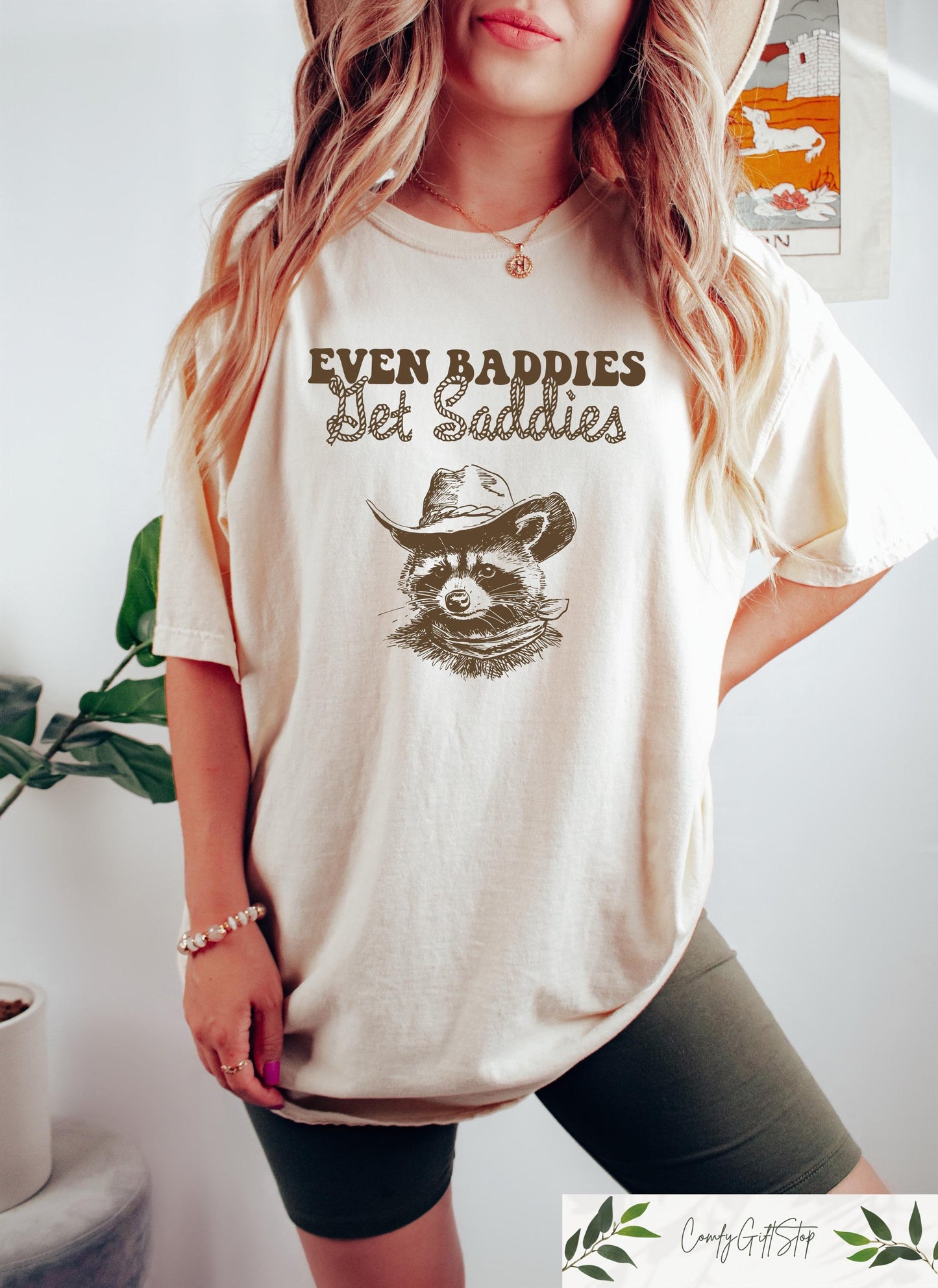 Even Baddies Get Saddies Shirt Retro Comfort Mental Health Tshirt Raccoon Sweatshirt ADHD Shirt Aesthetic Womens Sweatshirt Sweatshirt – Premium Graphic · Top Pick For Any Outfit