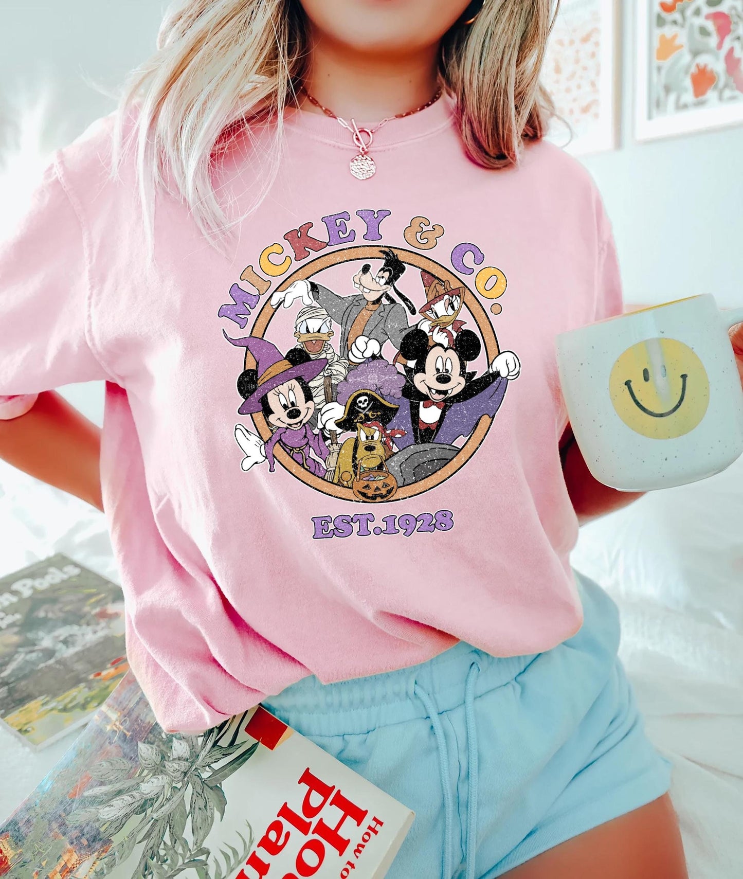 Retro Mickey CO Est 1928 Halloween Shirt Disney Halloween Sweatshirt Mickey Ghost Shirt Mickey39s Not So Scary Halloween Party Shirt Sweatshirt – Cozy Vibes · Must-Have Style