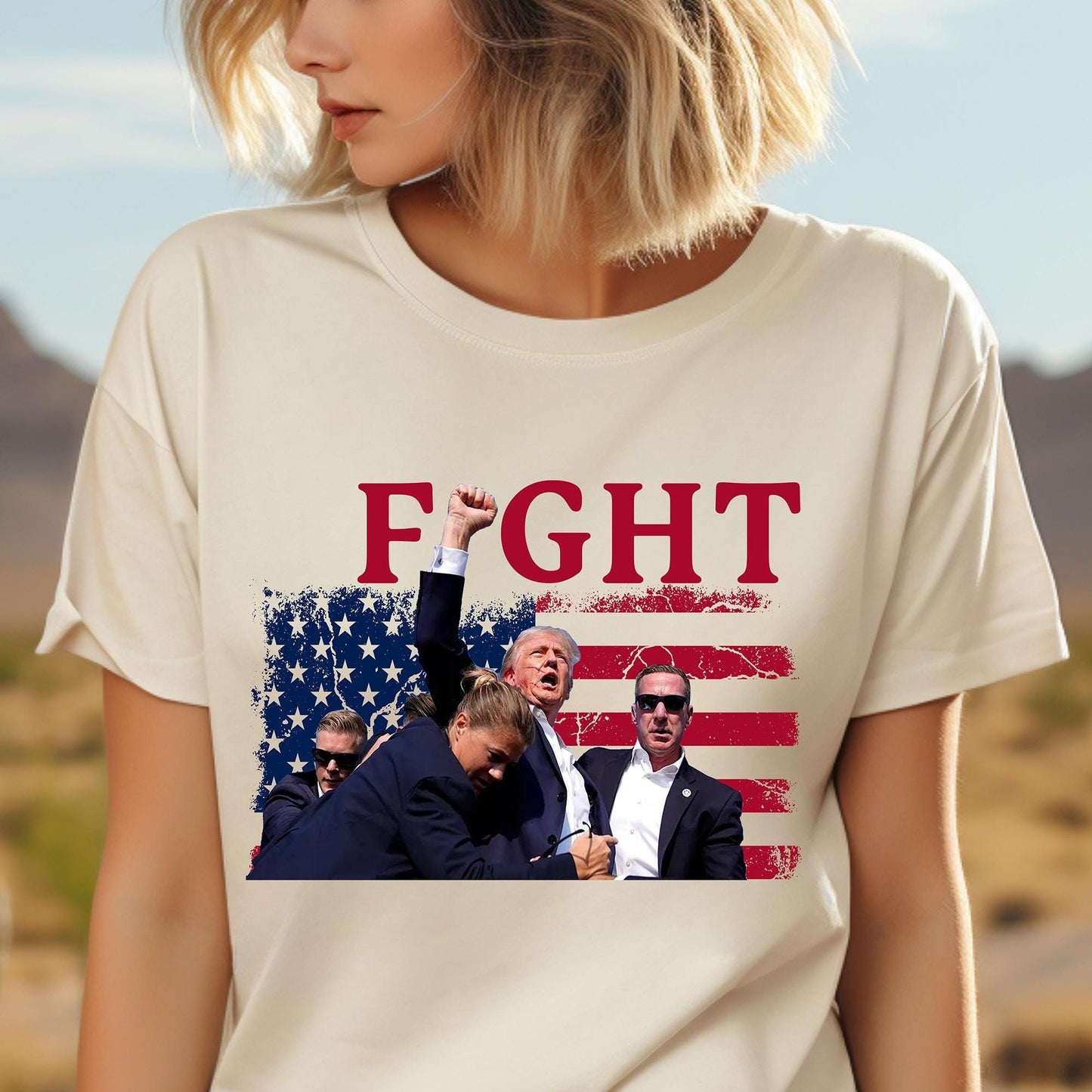 Trump Fight Fight Fight Shirt God Bless Trump Shirt President Donald Trump 2024 Shirt Support Trump ShirtTrump 2024 Election Shirt Graphic Tee – Soft Feel · Perfect For Daily Wear