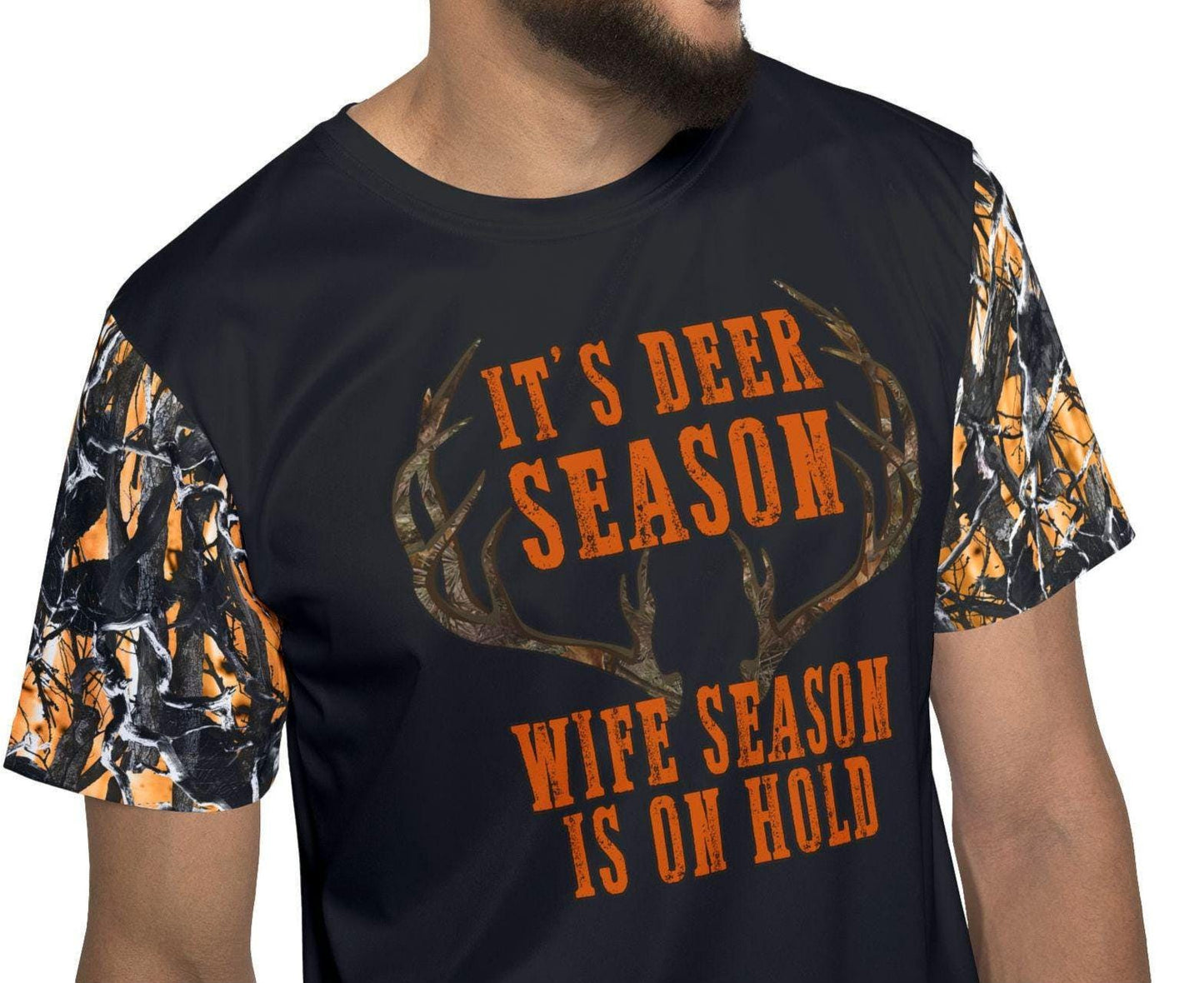 Funny Deer Hunting Tee Deer Season Men39s Sports Jersey Camo Sleeves Hunting Season Shirt Outdoor Clothing Hunting Gift Jersey – Feel-Good Design · Trending Graphic Apparel